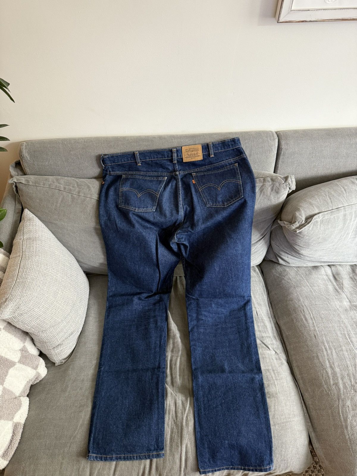 Levi's Vintage Clothing Vintage 619 Denim Jeans 36x34 Orange Tab Size US 38 / EU 54 - 4 Thumbnail