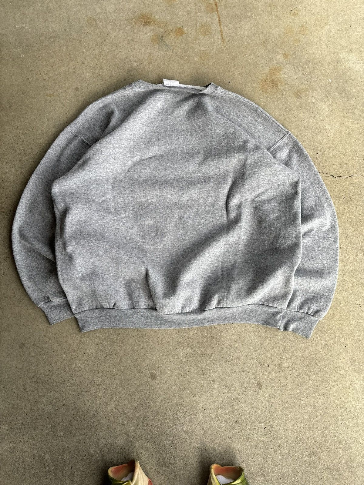 Band Tees Vintage 90s Black Flag Police Story Heather Grey Sweater Size US XL / EU 56 / 4 - 2 Thumbnail