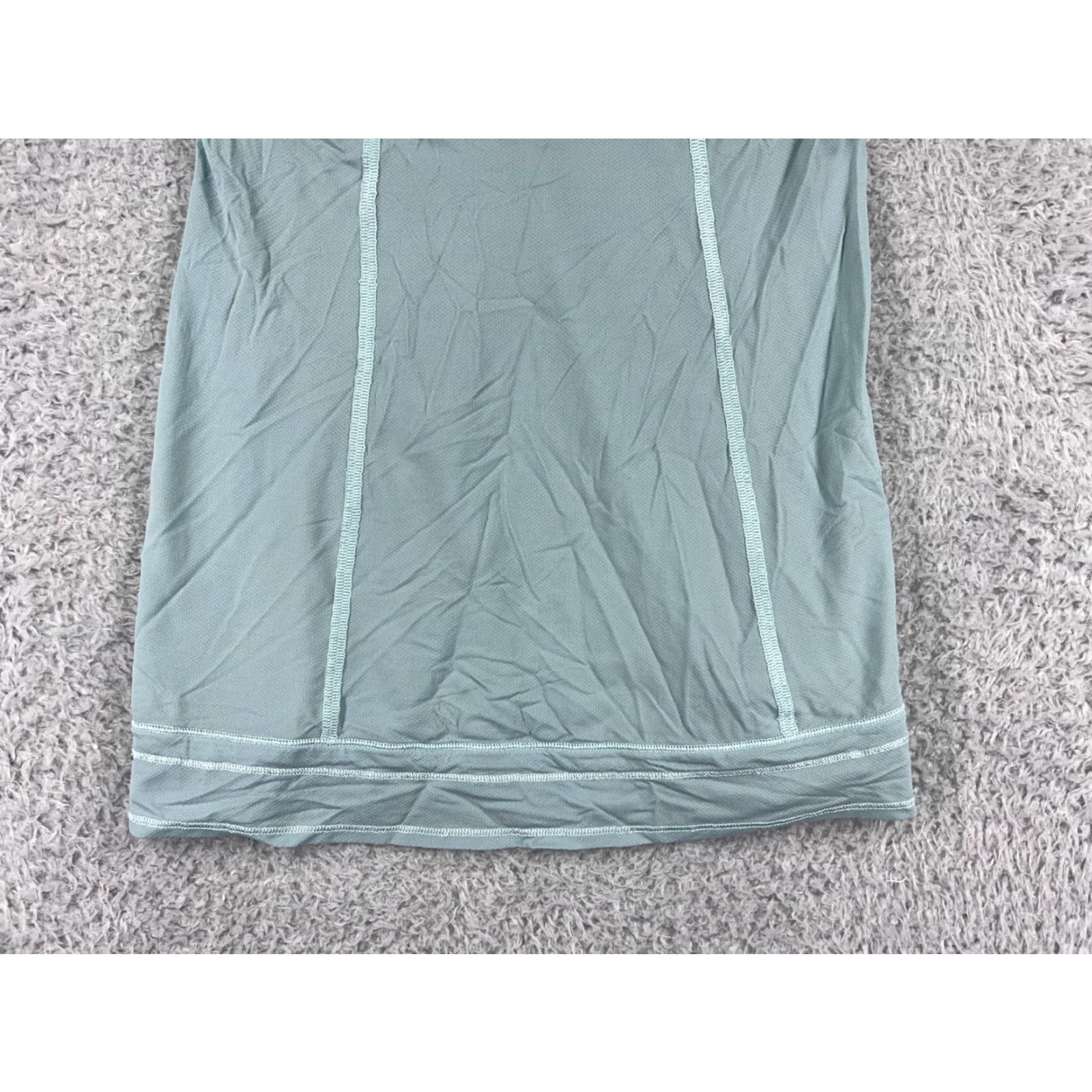 Lululemon Lululemon Shirt Womens 2 Teal Tank Top Ta Ta Topper Run Running Athletic Wear Tank Women Teal Nike Style? Size XS / US 0-2 / IT 36-38 - 4 Thumbnail