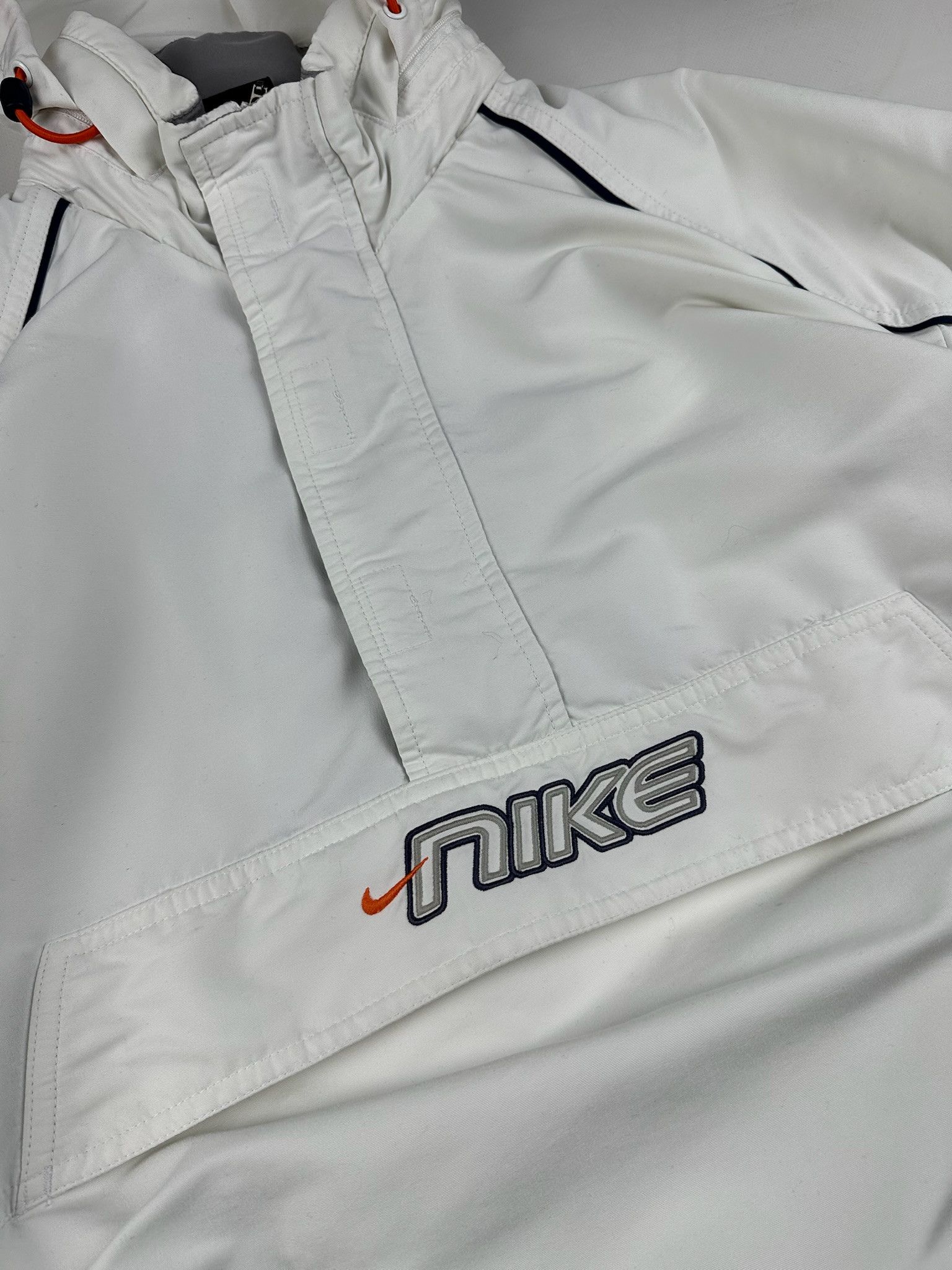 Nike Vintage Nike Big Logo Anorak Light Jacket Size US S / EU 44-46 / 1 - 4 Thumbnail