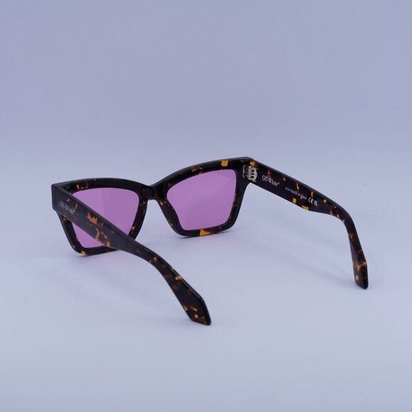 Off-White Off-White OERI110 CINCINNATI 6030 Sunglasses Havana Cat Eye Size ONE SIZE - 6 Thumbnail