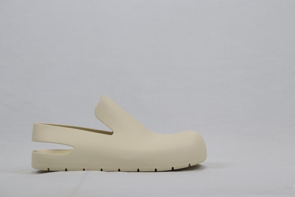 Bottega Veneta Q: 2 / Puddle Slip On Clogs / Low Top Matt Rubber Boots Size US 12 / EU 45 - 6 Thumbnail