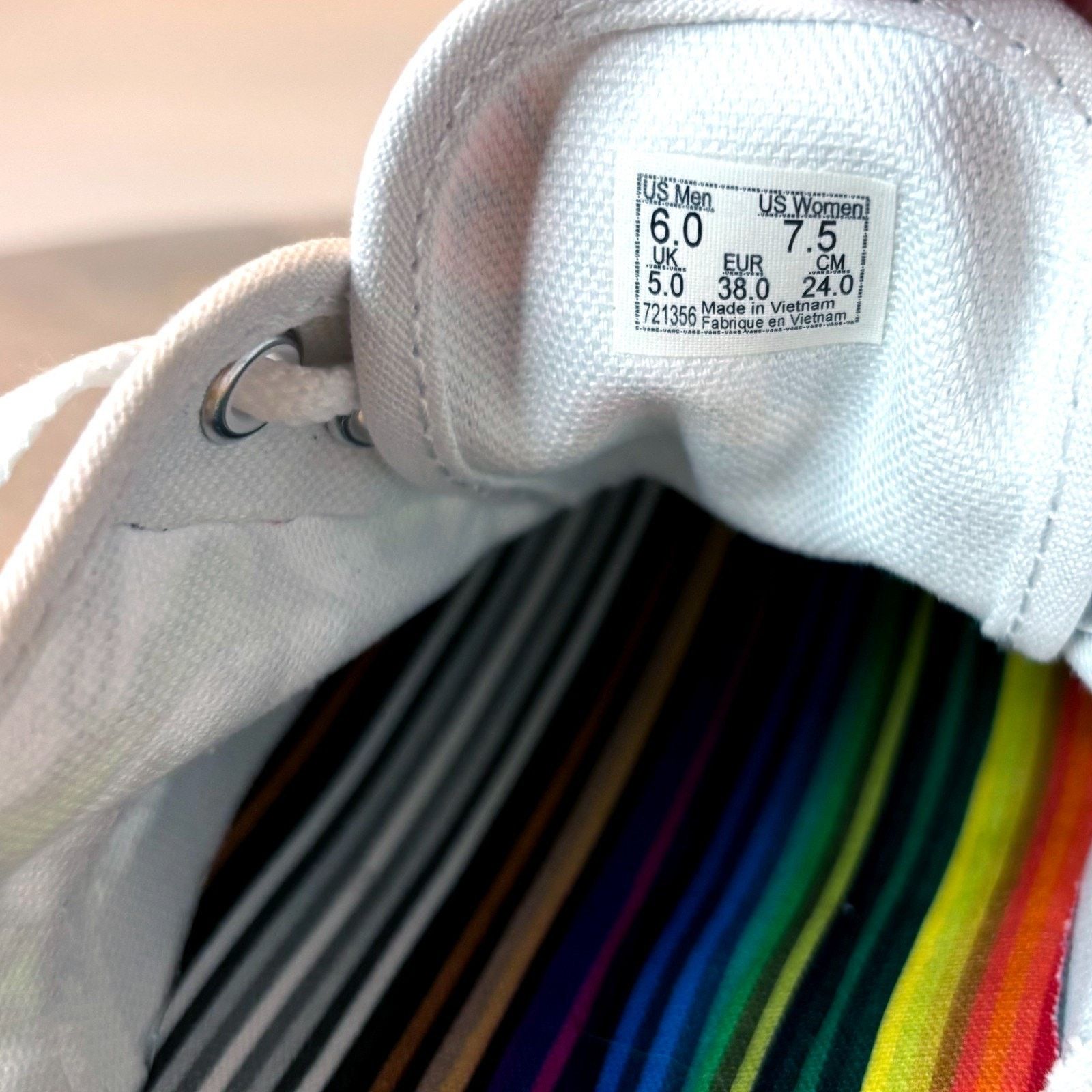 Vans Vans X Crayola Women’s Size 7.5 White Graphic Skate Sneakers Size US 7.5 / IT 37.5 - 10 Thumbnail