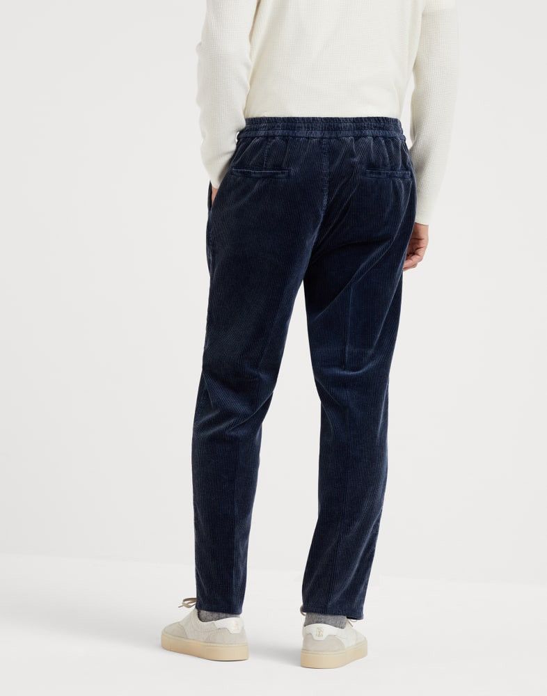 Brunello Cucinelli o1w1db10825 Corduroy Pants in Blue Size US 36 / EU 52 - 3 Thumbnail