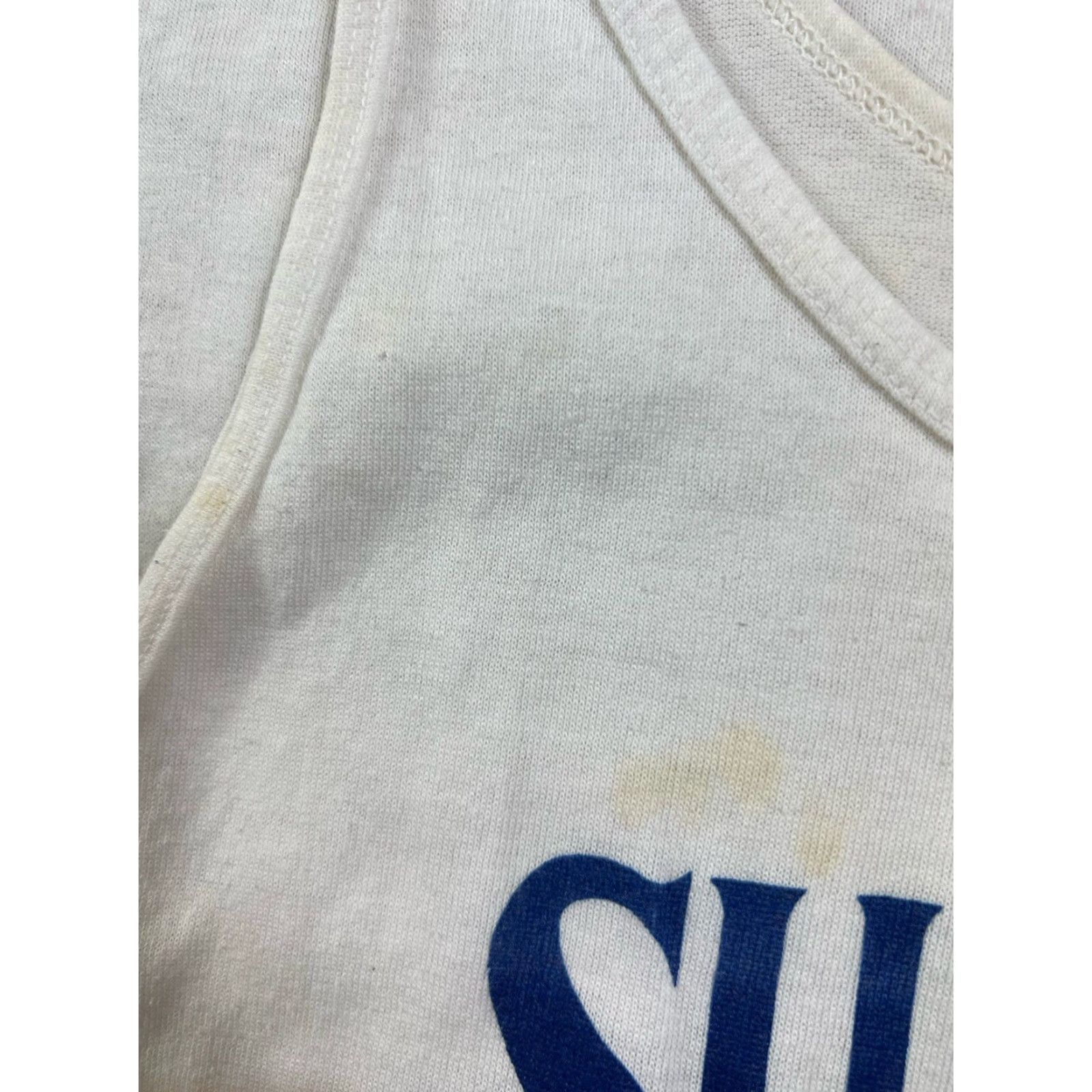 Adidas VINTAGE Adidas Sluggers Tank Top Shirt MENS S White 80s Graphic Print Size US S / EU 44-46 / 1 - 6 Thumbnail