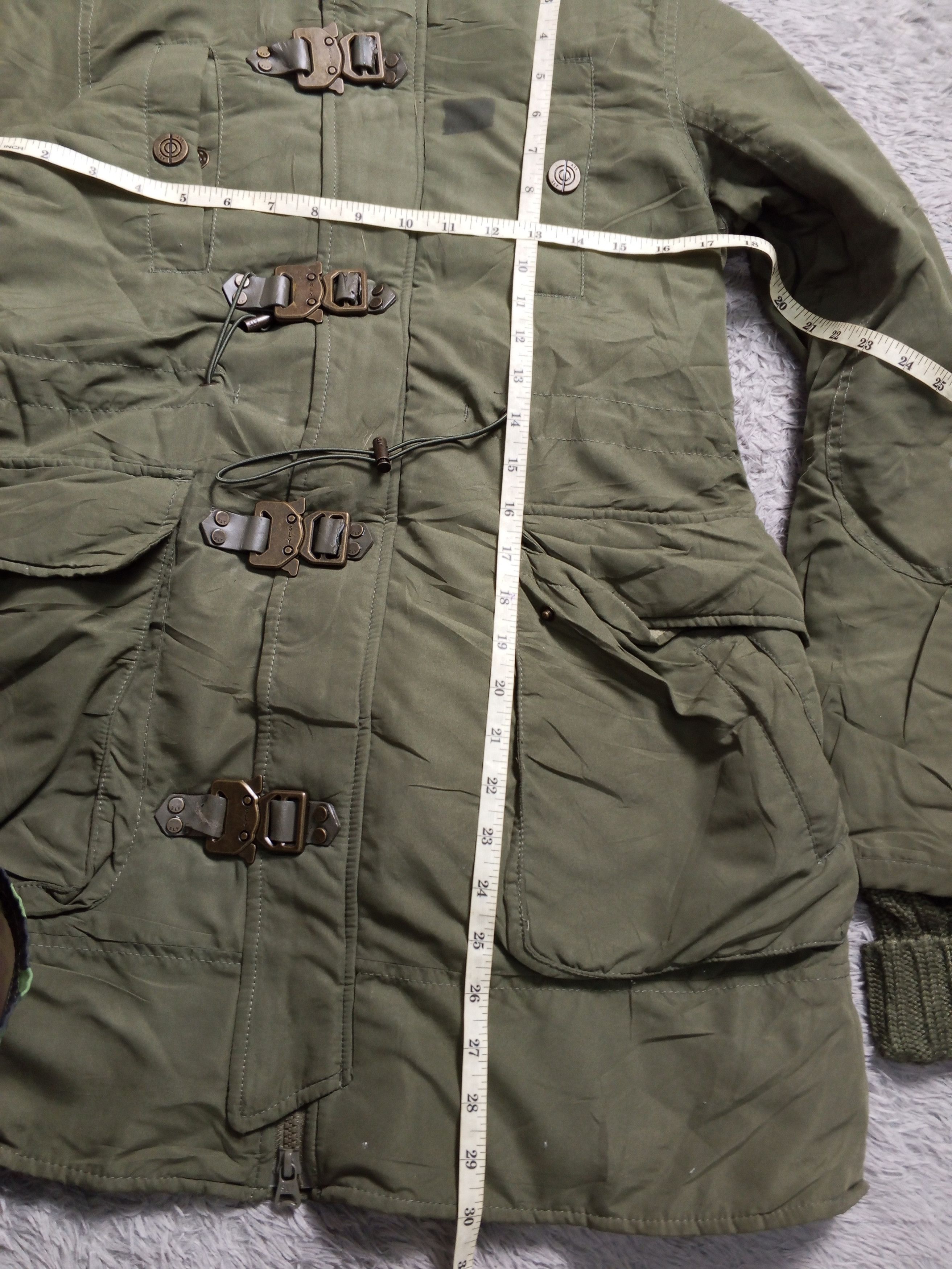 Japanese Brand Sly Military Japan Brand Parka Puffer Faux Fur Jacket Size US S / EU 44-46 / 1 - 10 Thumbnail
