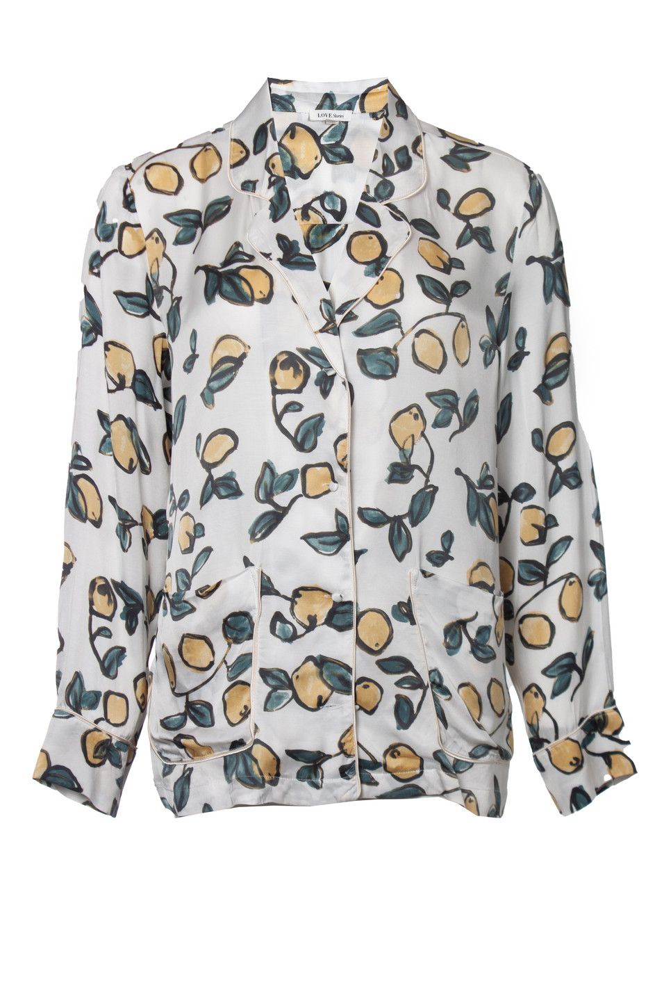 Other Love Stories, blouse with lemon print Size L / US 10 / IT 46 - 1 Thumbnail