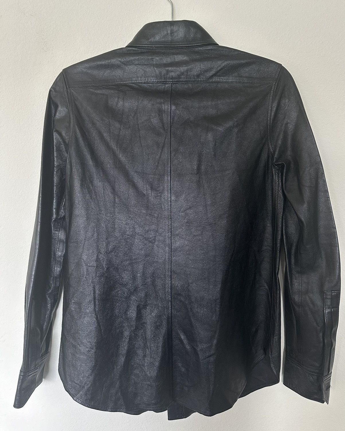 Saint Laurent Paris Black Leather Saint Laurent Top Size XS / US 0-2 / IT 36-38 - 3 Thumbnail