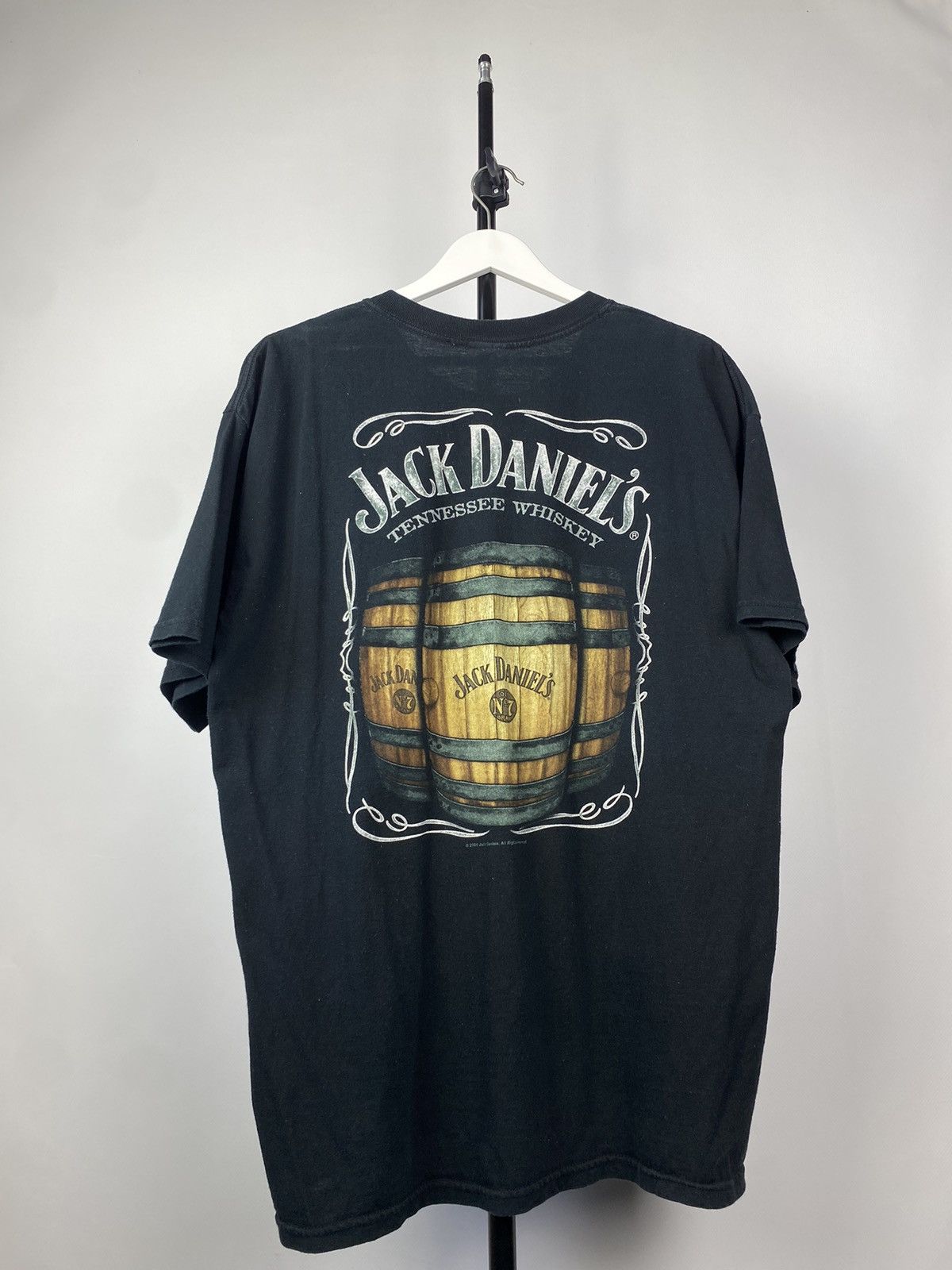 Vintage Vintage 00s Jack Daniel’s whiskey label promo graphic tee Size US XL / EU 56 / 4 - 1 Thumbnail
