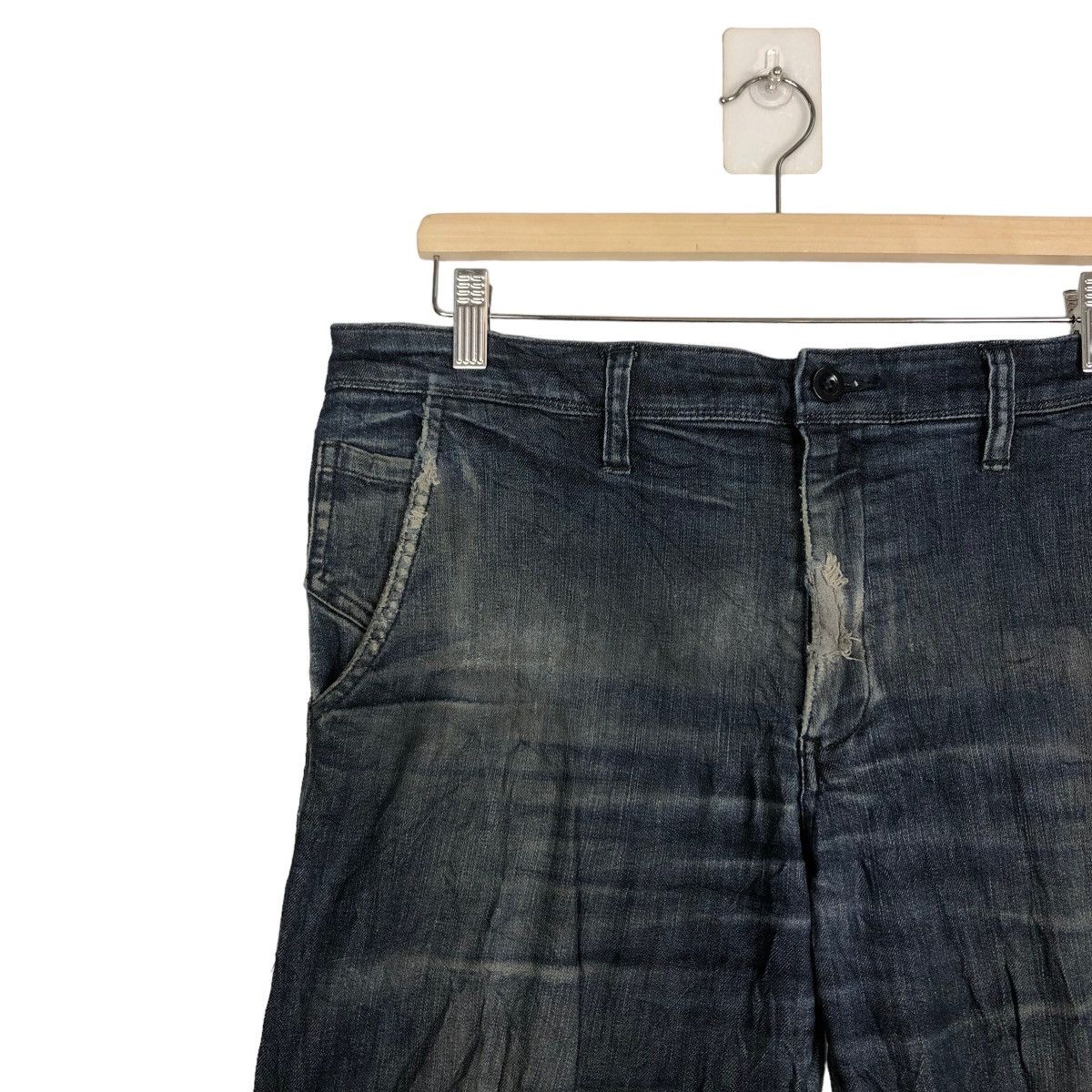 Japanese Brand 🔥VINTAGE ENGINEERD THE UNIFORM DISTRESSED DENIM JEANS Size US 35 - 5 Thumbnail