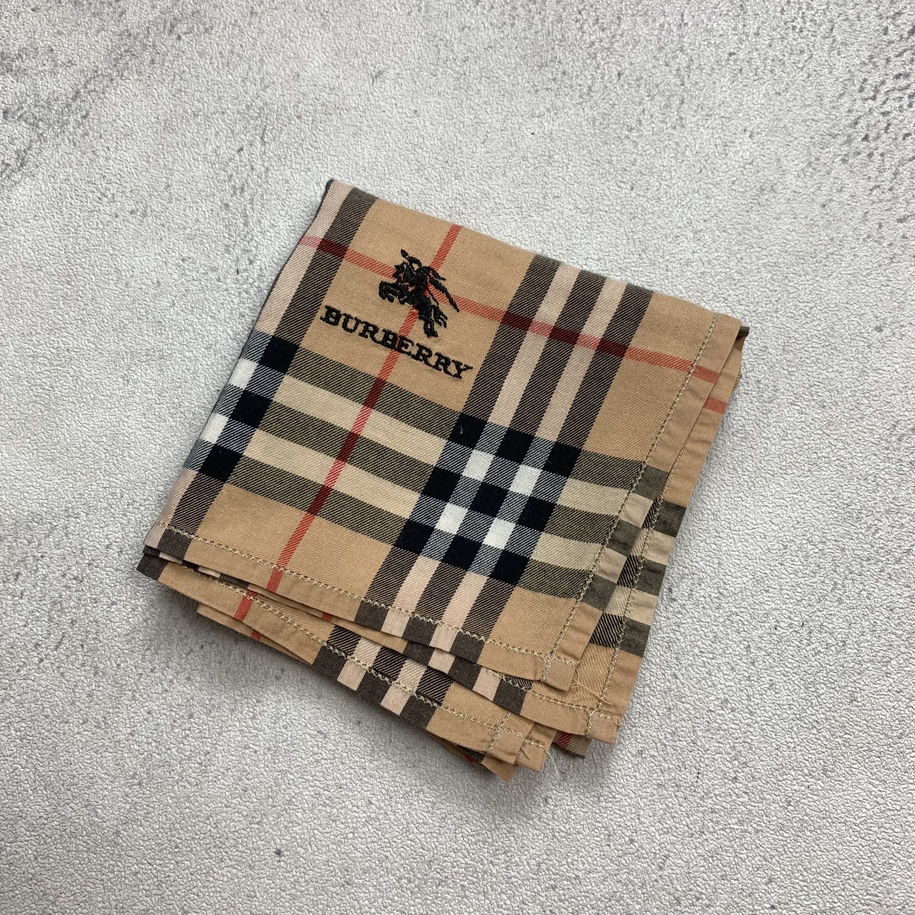Burberry Burberry Novacheck Handkerchief Neckerchief Bandana Scarf Size ONE SIZE - 1 Thumbnail