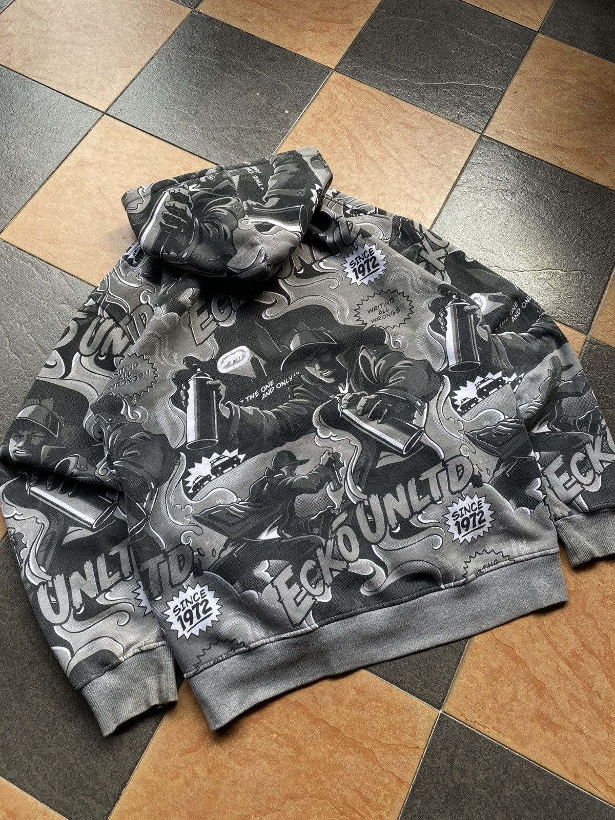 Ecko Unltd. Ecko Y2K Emo Hoodie Overprint Ovp southpole Size US L / EU 52-54 / 3 - 4 Thumbnail