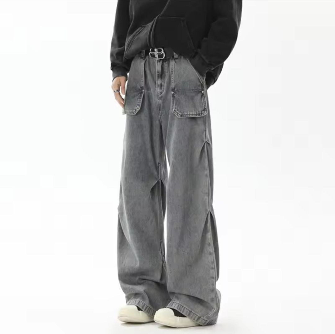 Japanese Brand × Jean High Street Workwear Loose Fold Design Size US 34 / EU 50 - 2 Thumbnail