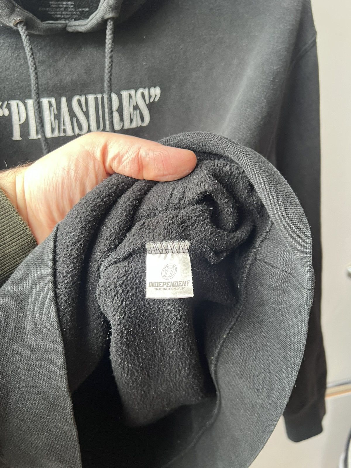 Pleasures Pleasures by Independent “Watching You” Trashed Faded Hoodie Size US M / EU 48-50 / 2 - 9 Thumbnail