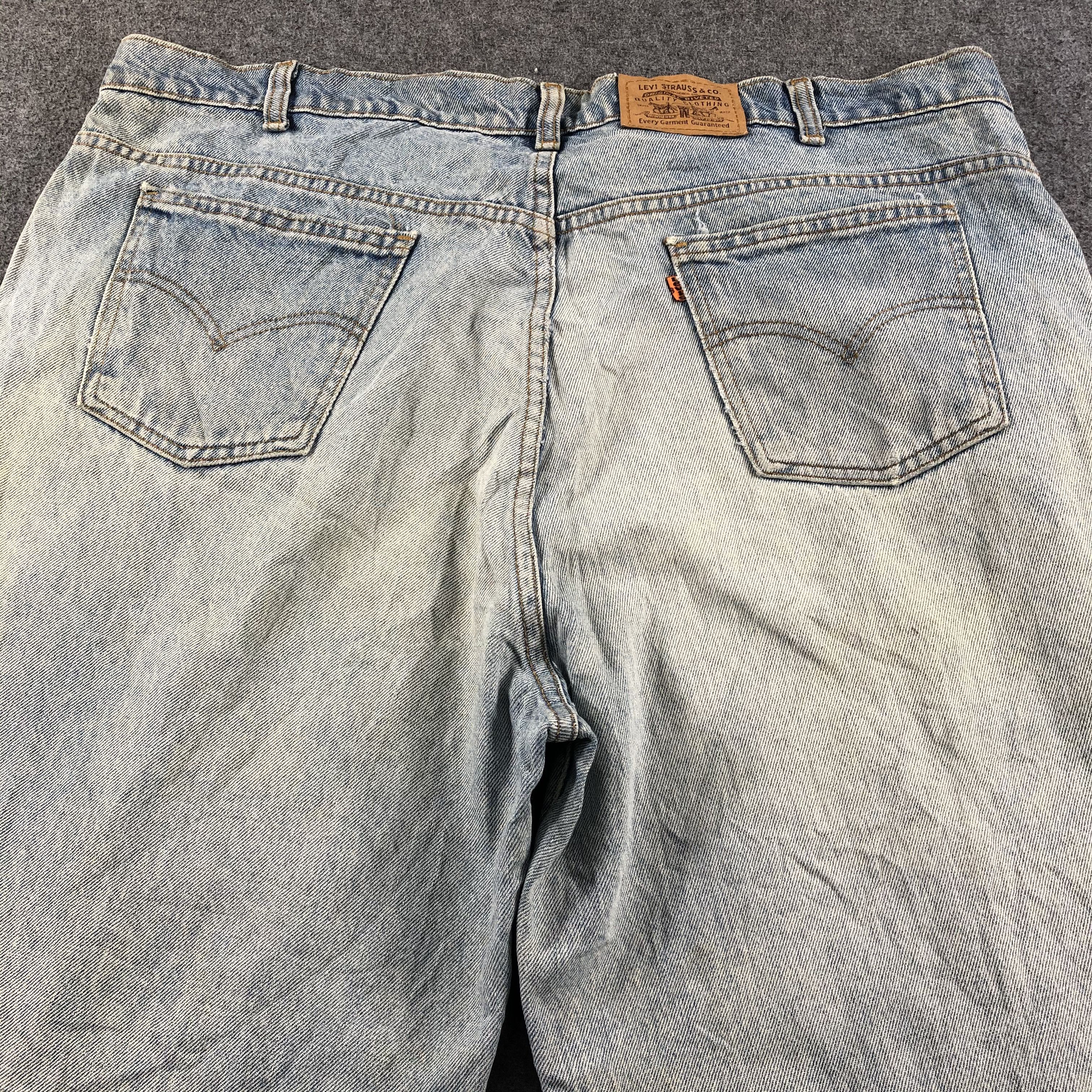 Levi's 90s Vintage Light Wash Levis Jeans-J2644 Size US 43 - 4 Thumbnail