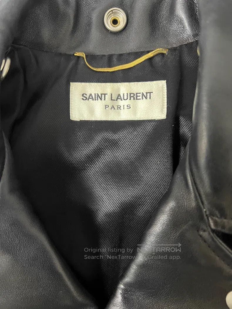 Saint Laurent Paris Saint Laurent Paris Motorcycle Multi-Zip Leather Jacket Size XXS / US 00 / IT 34 - 4 Thumbnail