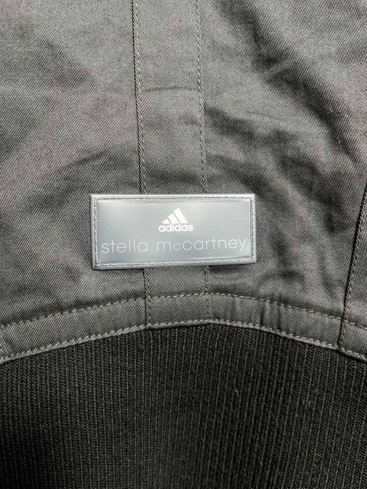 Adidas × Stella McCartney Adidas x Stella McCartney Woman Black Gray Moto Biker Jacket Size L / US 10 / IT 46 - 5 Thumbnail