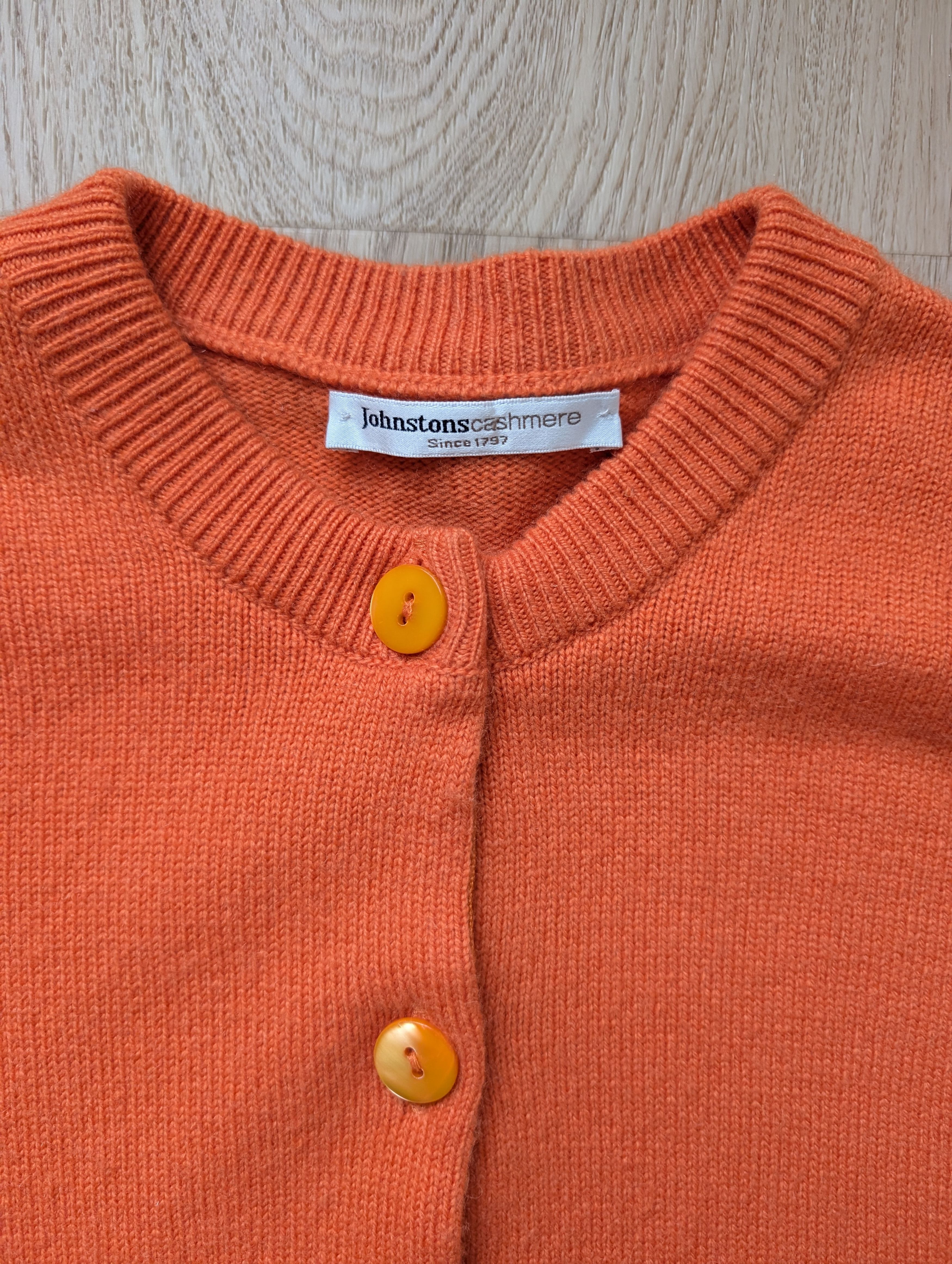 Johnstons Of Elgin Johnstons Of Elgin 100% Soft Cashmere Cardigan Jacket Size L / US 10 / IT 46 - 3 Thumbnail