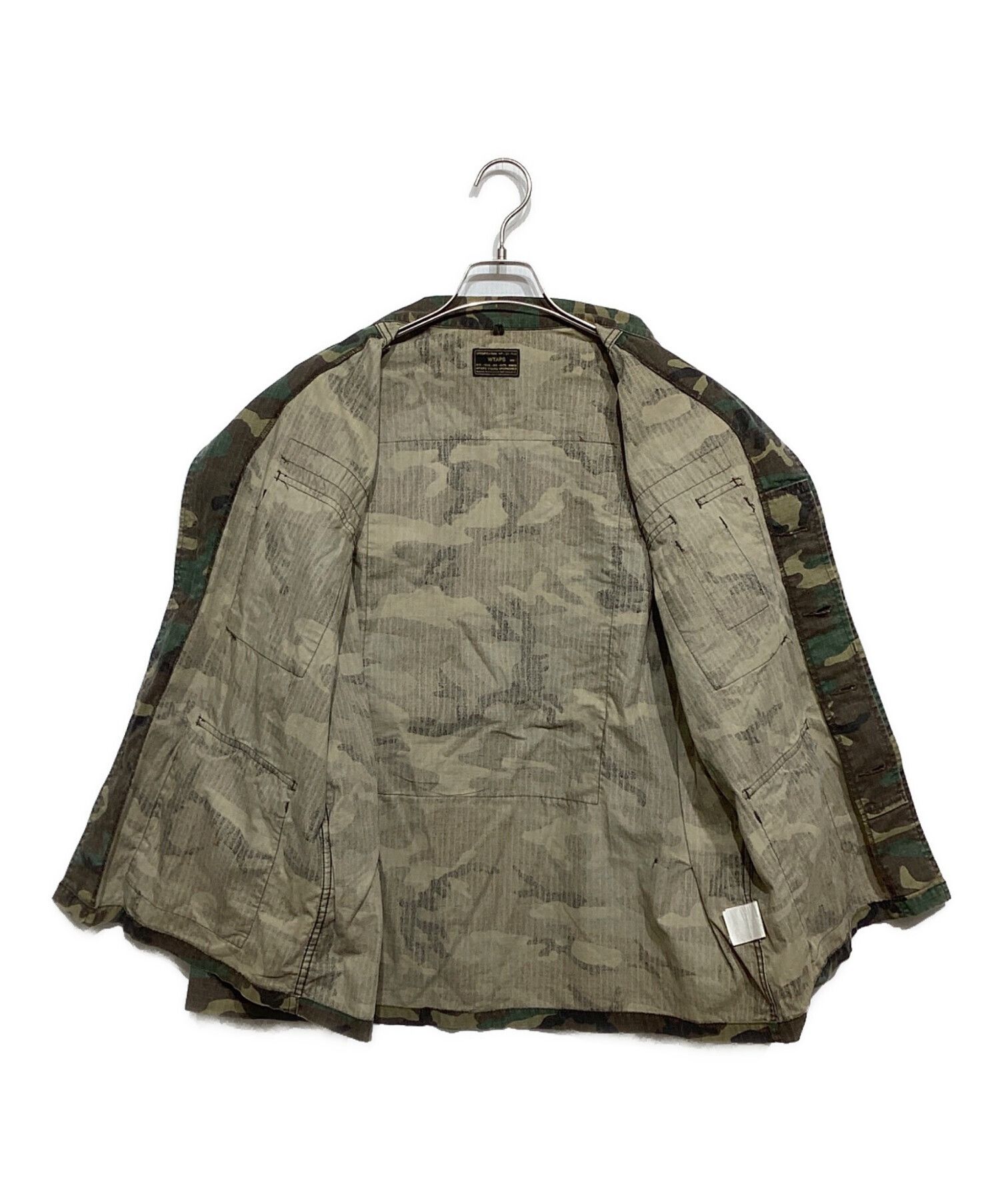 Bape × Wtaps WTAPS × A BATHING APE 2017 JUNGLE L/S SHIRT Olive Size S Size US S / EU 44-46 / 1 - 3 Thumbnail