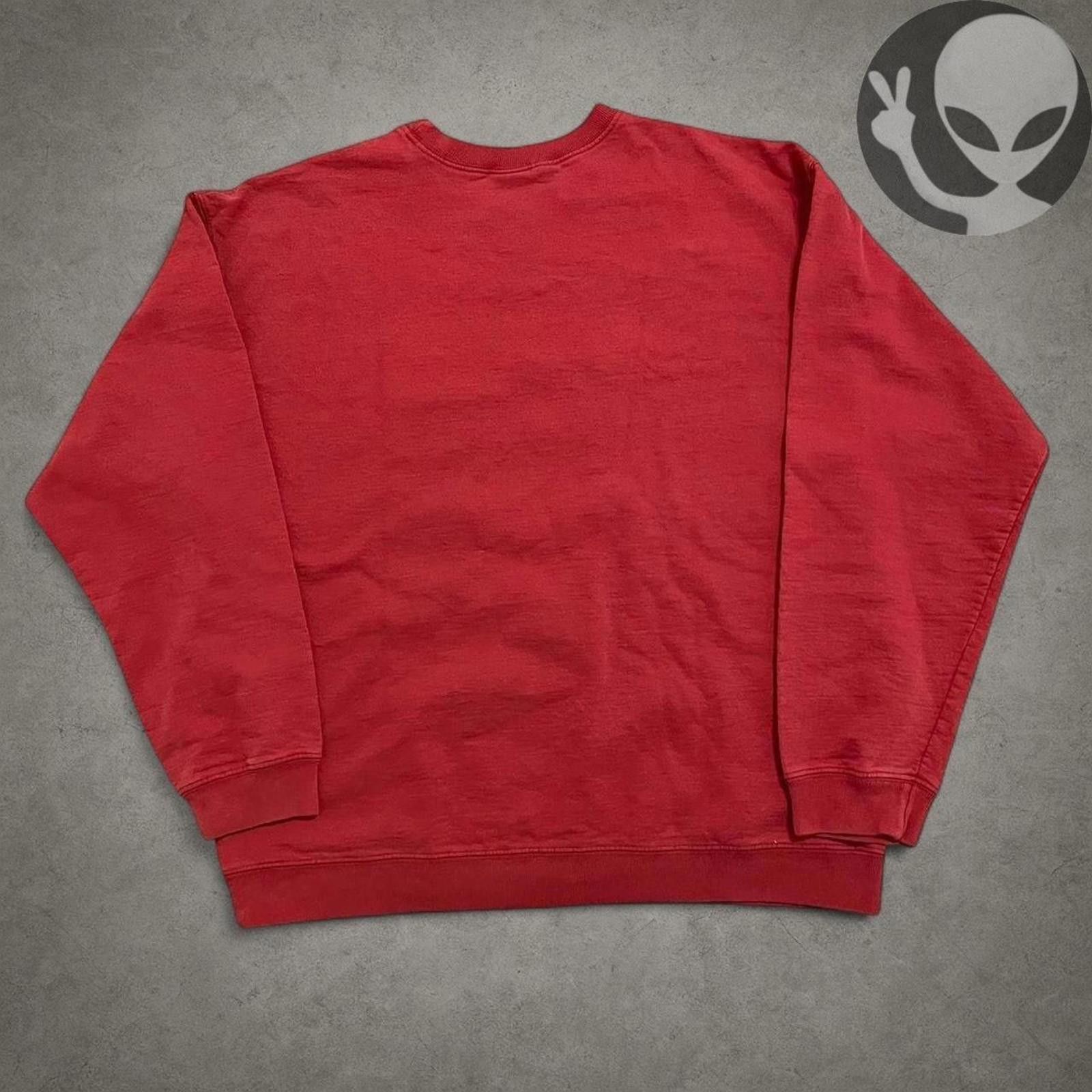 Old Navy Vintage Old Navy Snowflake Spell Out Crewneck Red XL Size US XL / EU 56 / 4 - 4 Thumbnail