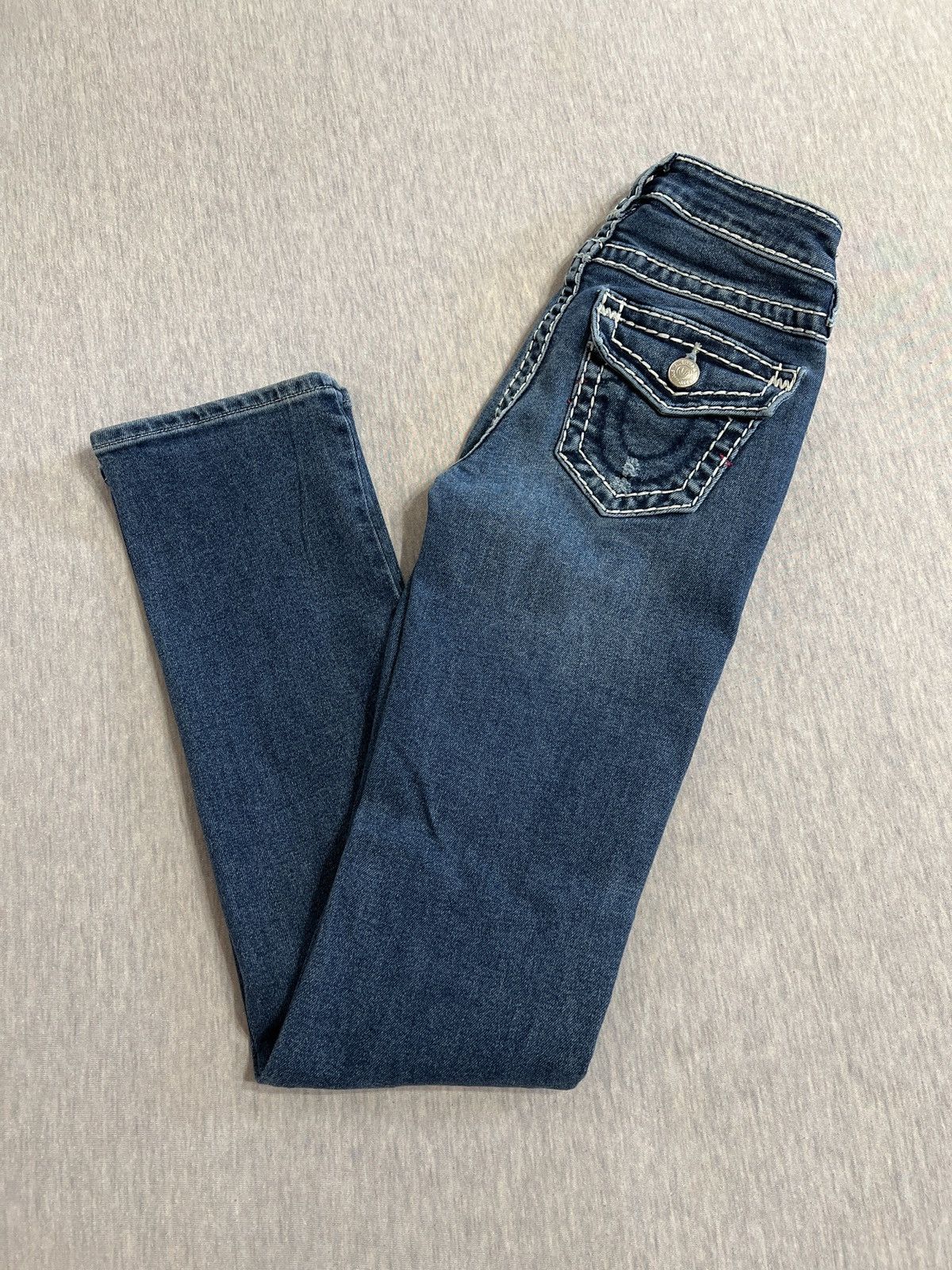 True Religion BILLIE Mid Rise Straight Size 24" / US 00 / IT 34 - 1 Thumbnail