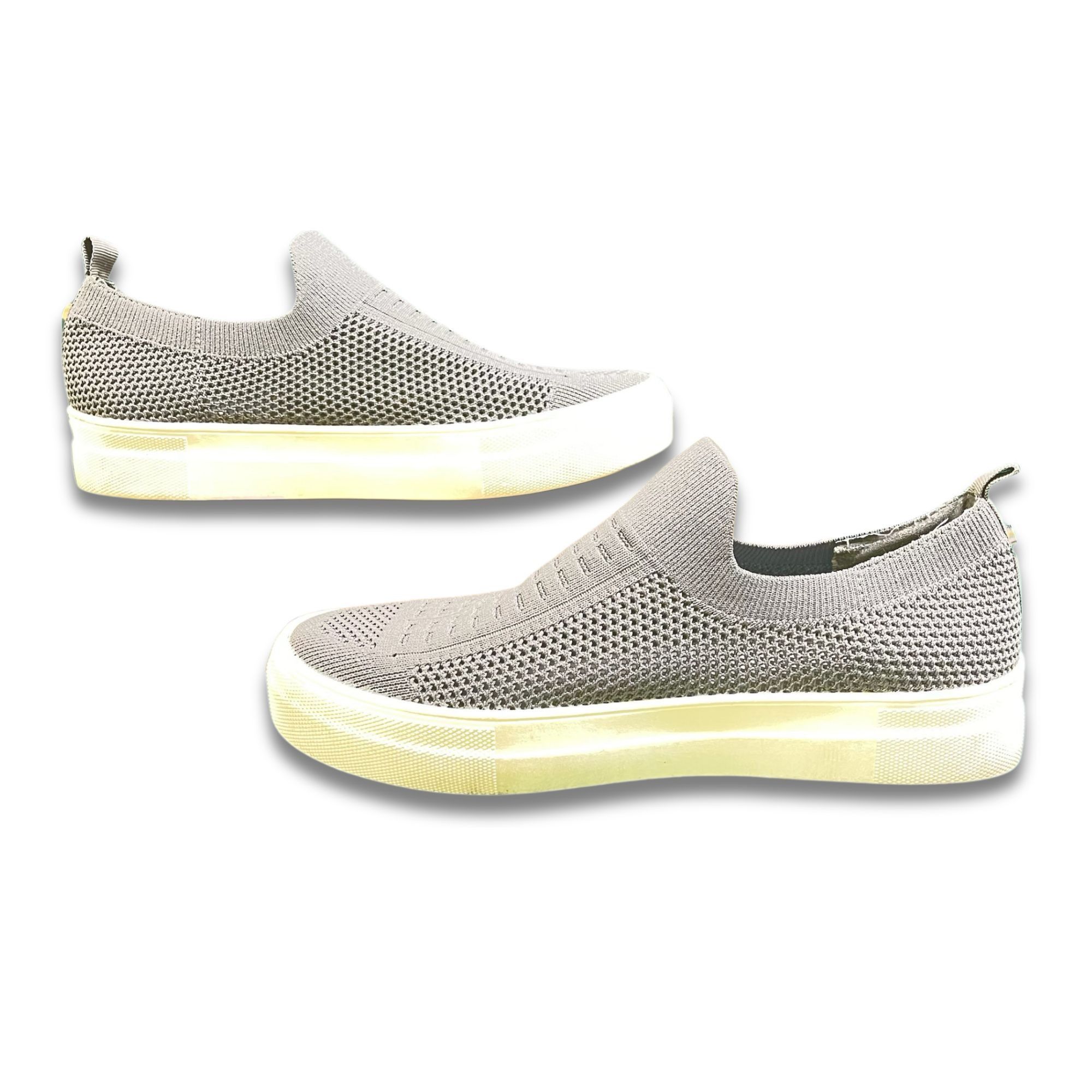 Steve Madden STEVE MADDEN Knit Slip-On Sneakers In Gray With Lightweight Size US 11 / IT 41 - 3 Thumbnail