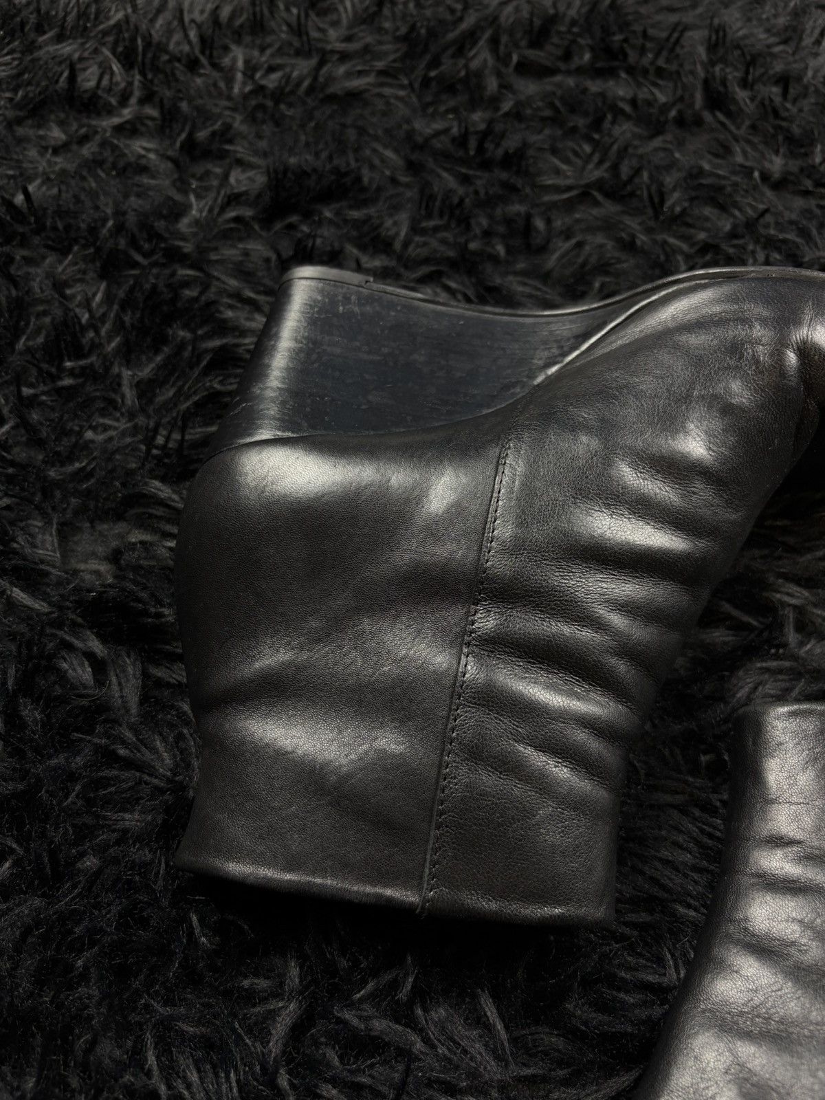 Rick Owens Rick Owens Style Billi Bi Platform Leather Boots Size US 9 / IT 39 - 3 Thumbnail