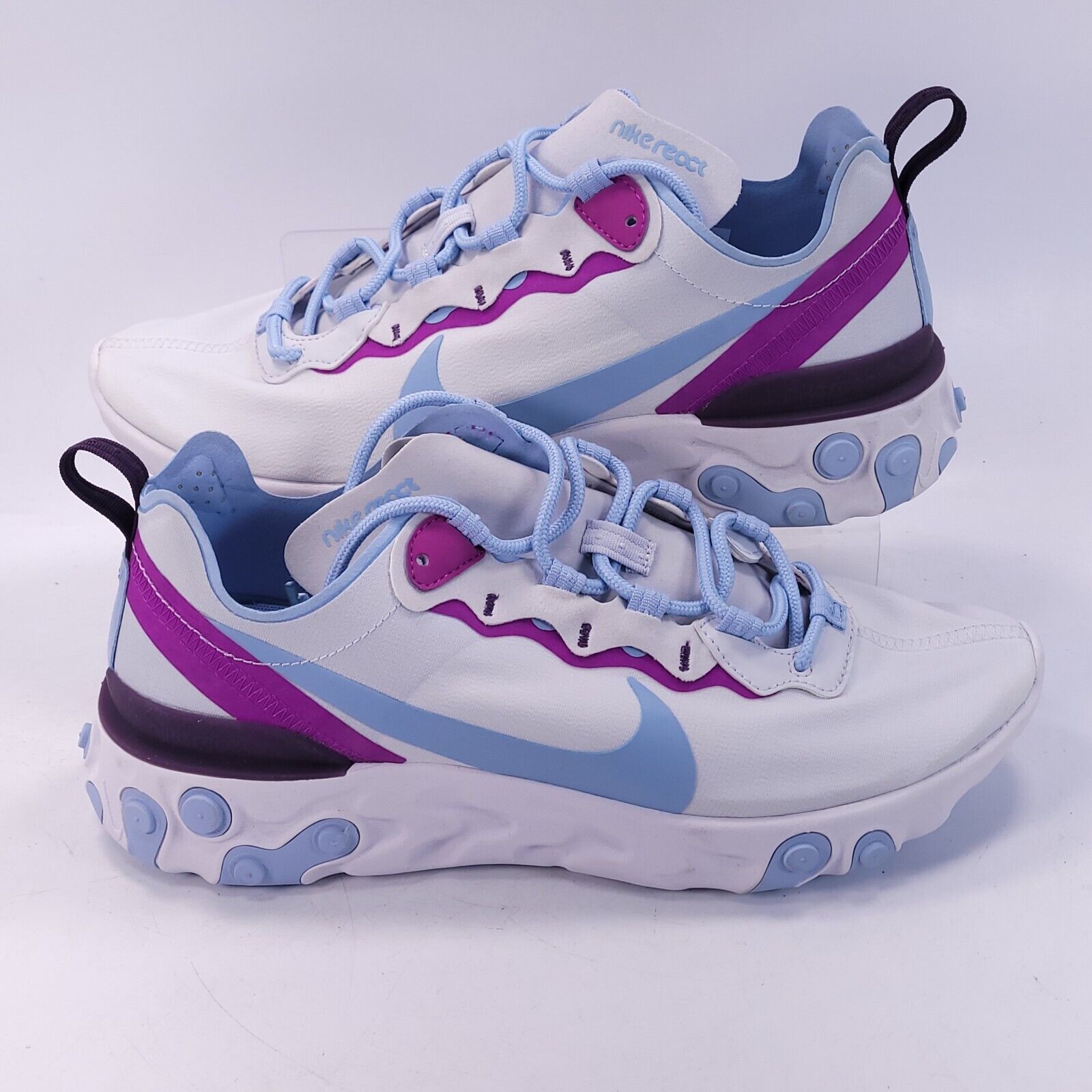 Nike Nike React Element 55 Shoe Womens Size 10 BQ2728-008 White Size US 10 / IT 40 - 6 Thumbnail