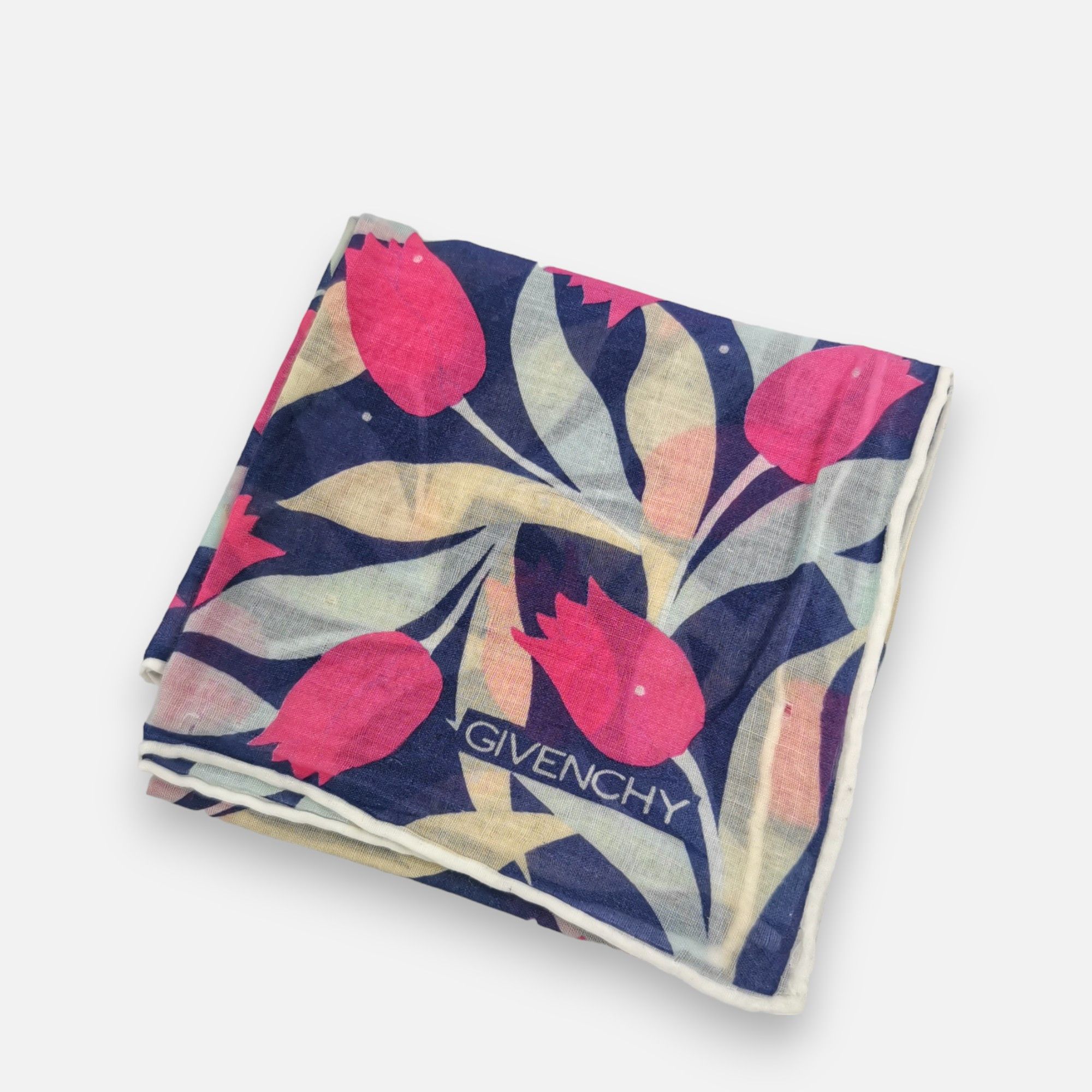 Japanese Brand Vintage Givenchy Handkerchief Neckerchief Bandana Size ONE SIZE - 2 Thumbnail