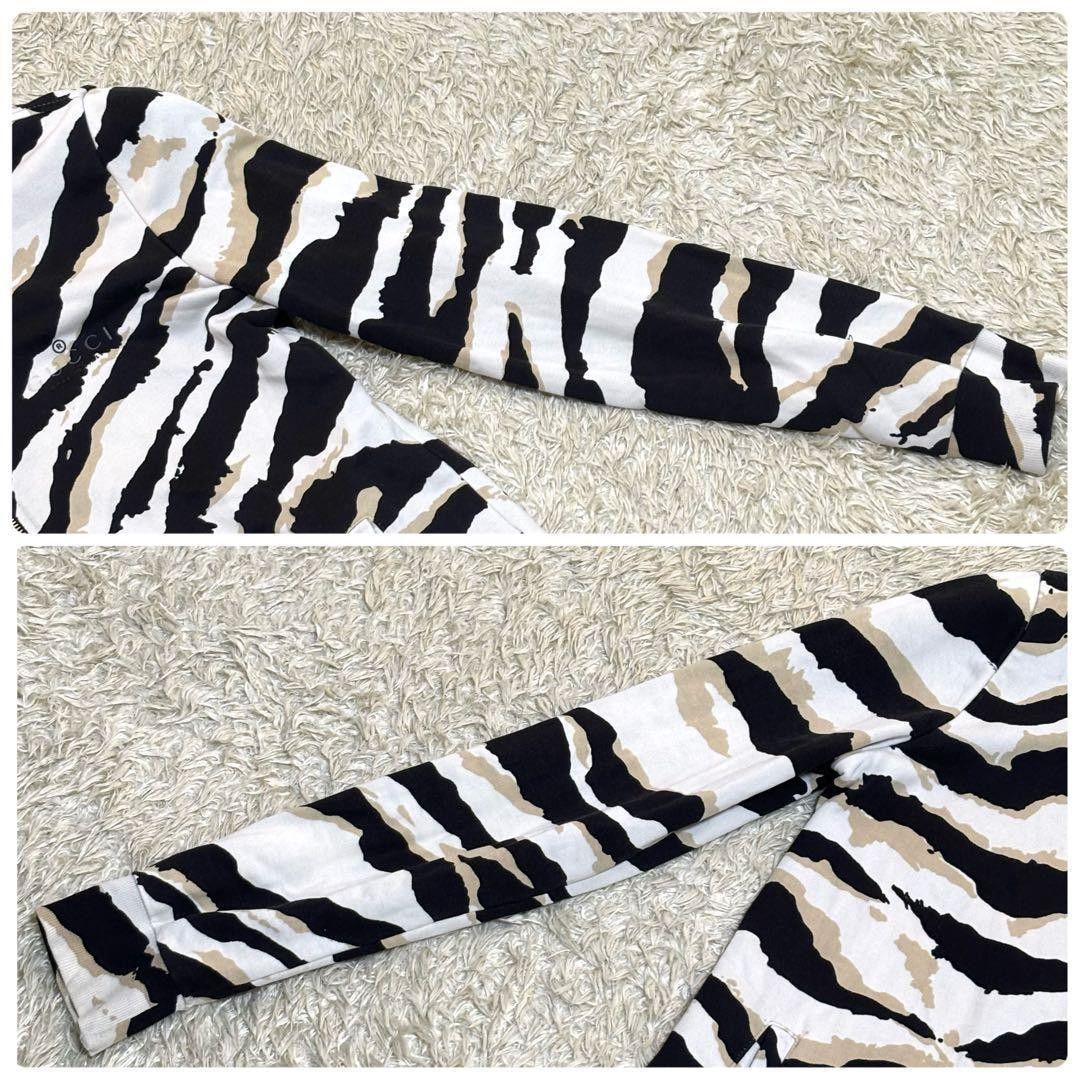 Gucci Gucci Zebra Parka Hoodie - Silver Hardware, Size M Size US M / EU 48-50 / 2 - 3 Thumbnail