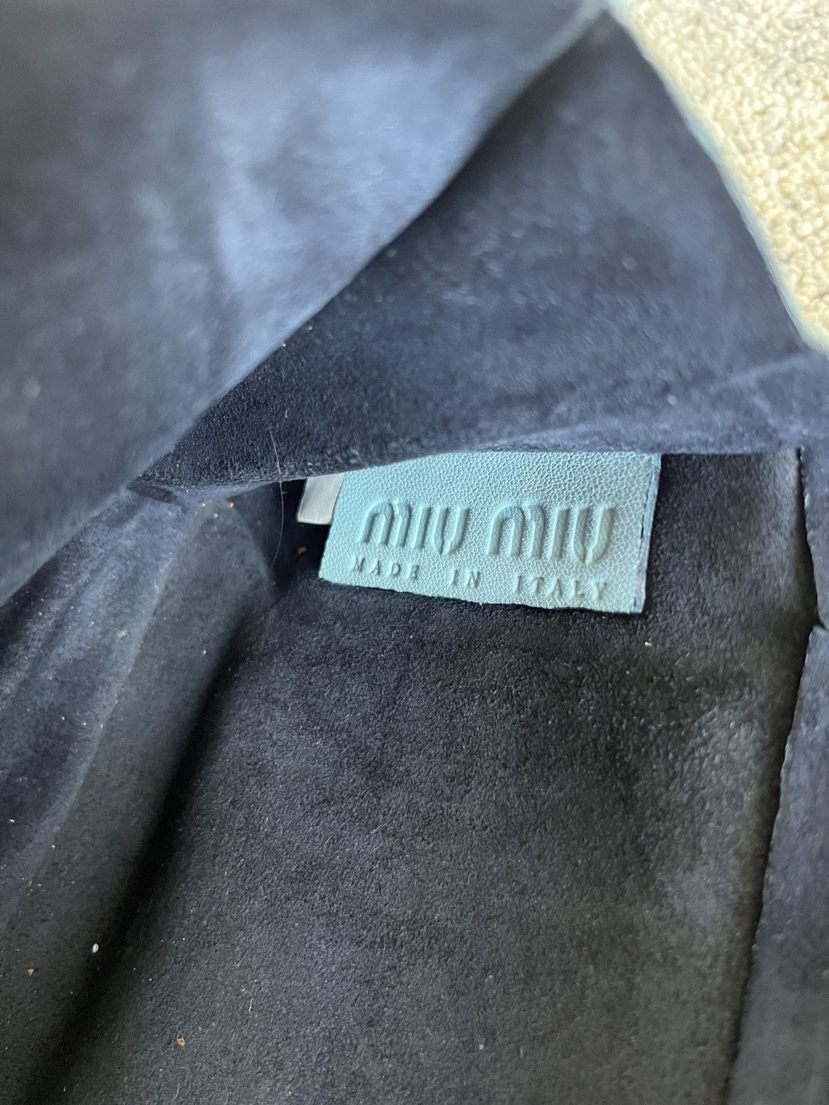 Miu Miu Miu Miu S/S2000 leather blue Size ONE SIZE - 7 Thumbnail
