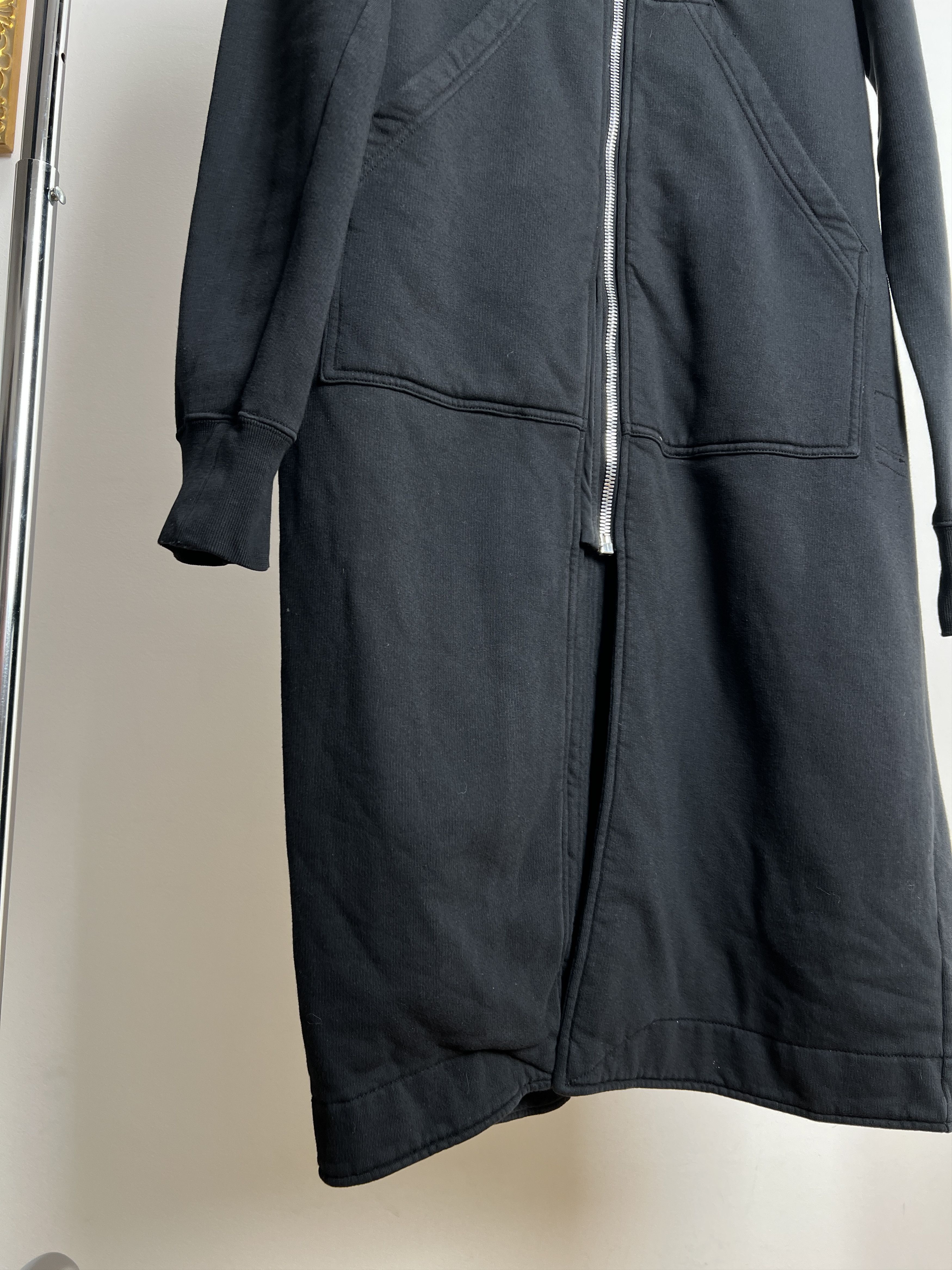 Rick Owens LONG COTTON ZIPPED JACKET Size US M / EU 48-50 / 2 - 6 Thumbnail
