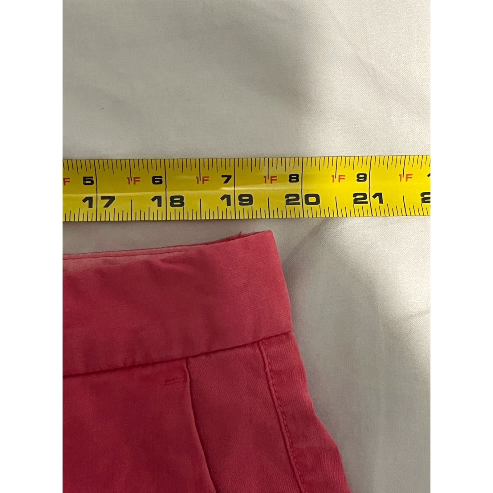 Vintage B Draddy Shorts Men 38 Salmon Pink Inseam 9" Flat Front Zip/Button Breathable Cotton Blend Chino Regular Country Theme Mens Size US 38 / EU 54 - 3 Thumbnail