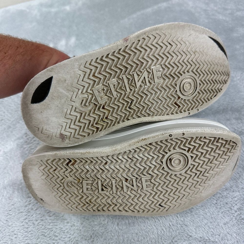 Celine CELINE white Leather Block Platform Sneakers Women’s Size 3 Size US 6 / IT 36 - 5 Thumbnail