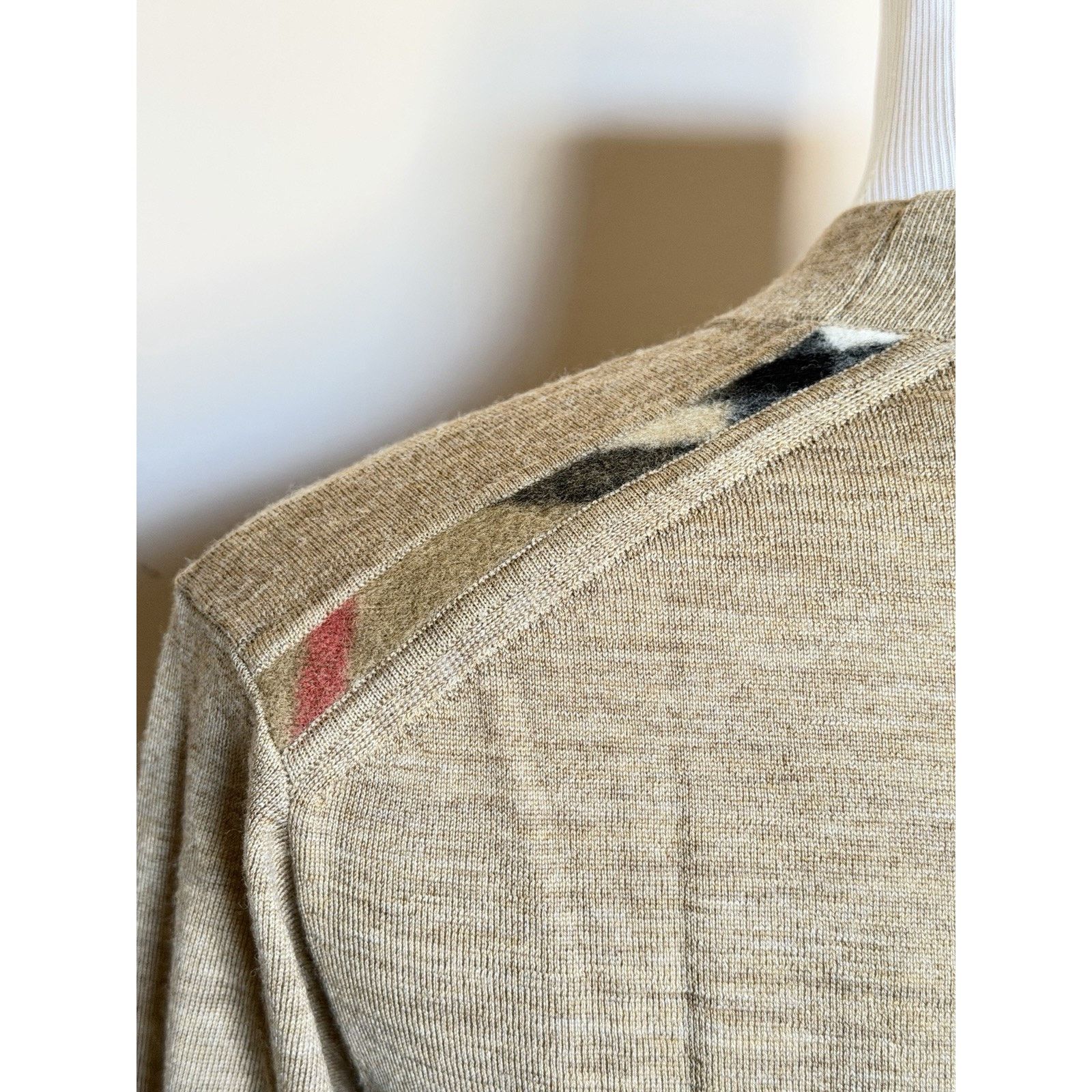 Burberry Burberry Tulip Wool Camel Melange Cardigan Sweater S 8112078 Size S / US 4 / IT 40 - 7 Thumbnail