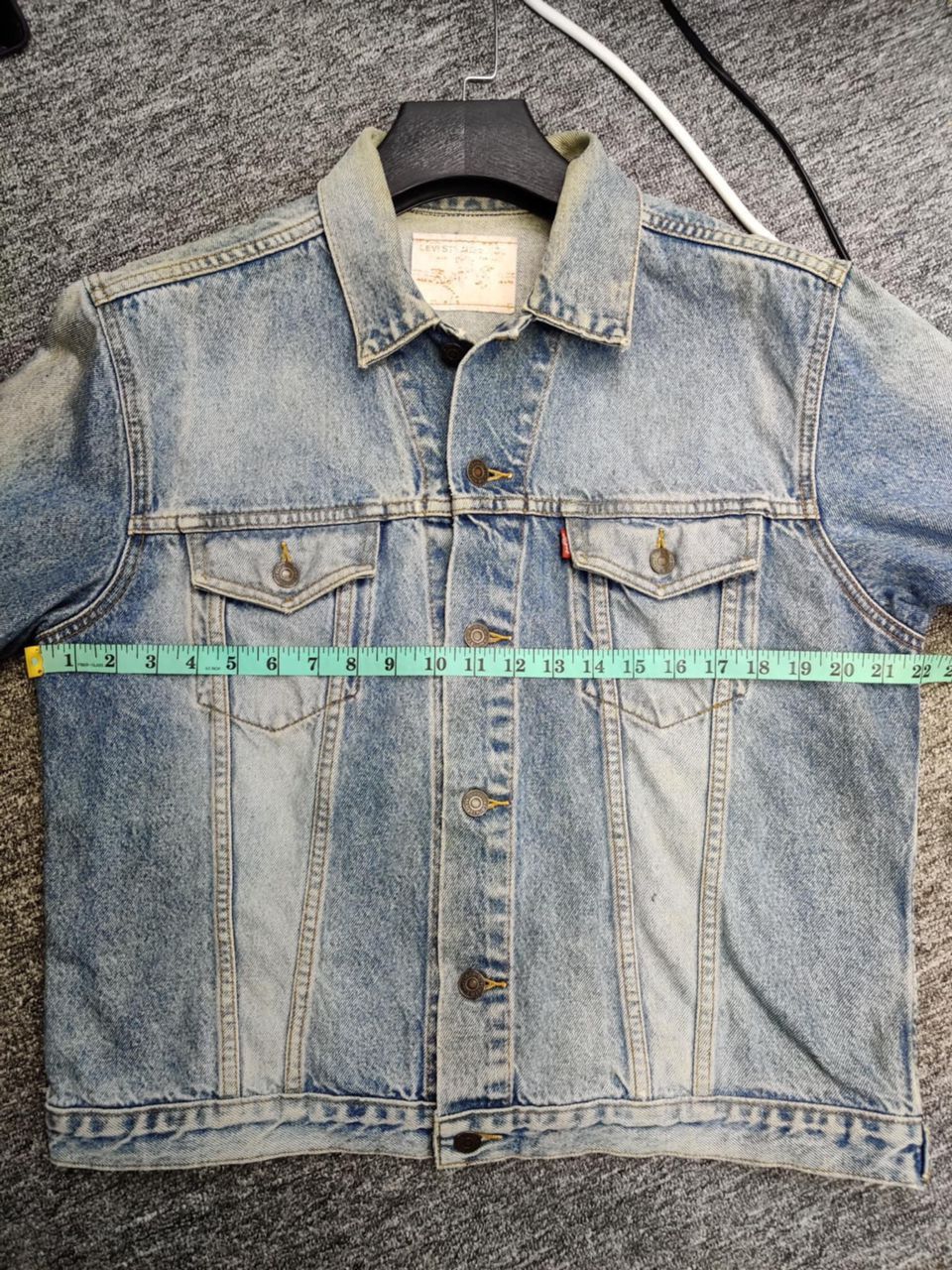 Levi's Vintage 90s Levis Denim Trucker Wash Jacket Size US M / EU 48-50 / 2 - 12 Thumbnail