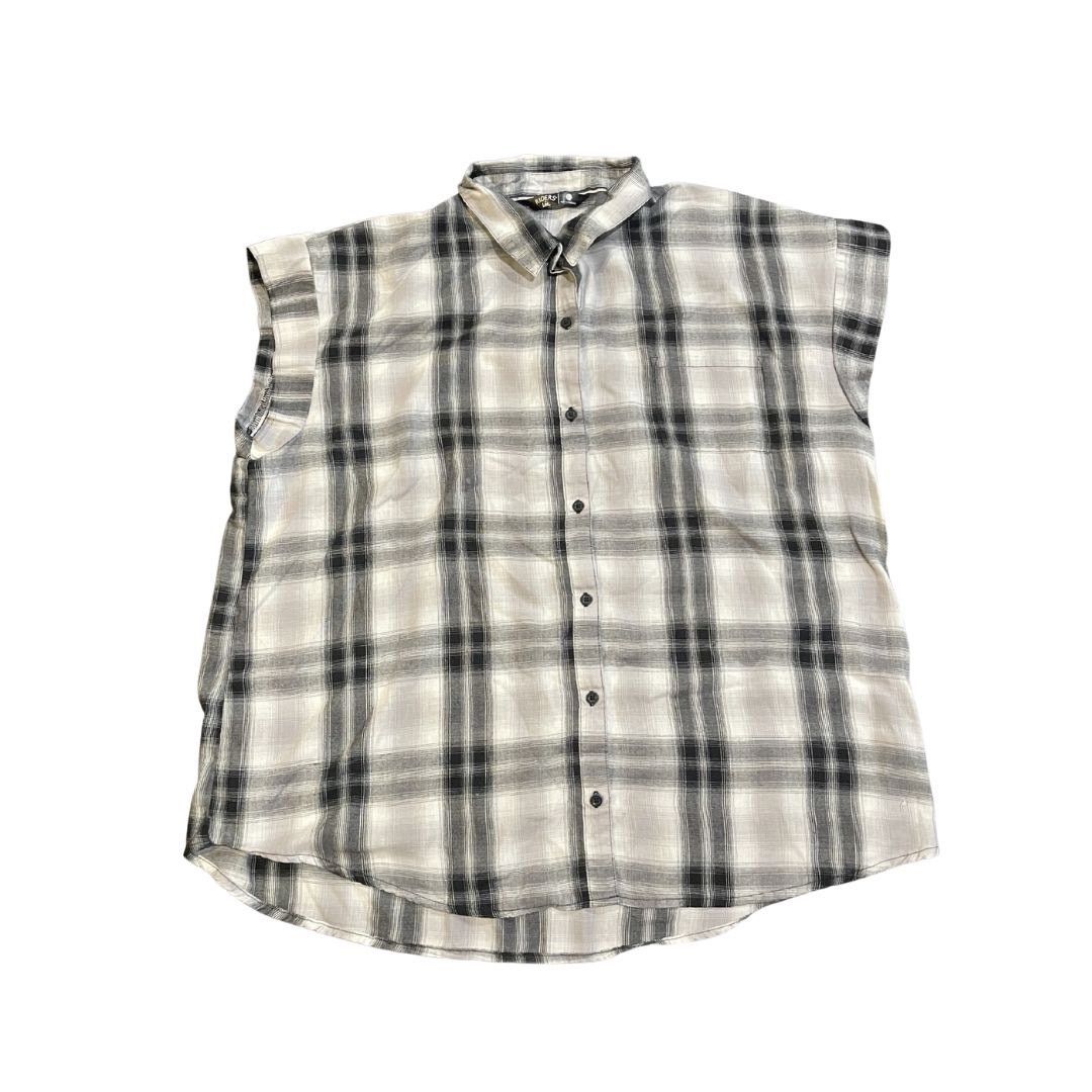 Lee Riders Lee Sleeveless Plaid Blouse Casual Western Cowgirl Size XXL / US 16-18 / IT 52-54 - 1 Thumbnail