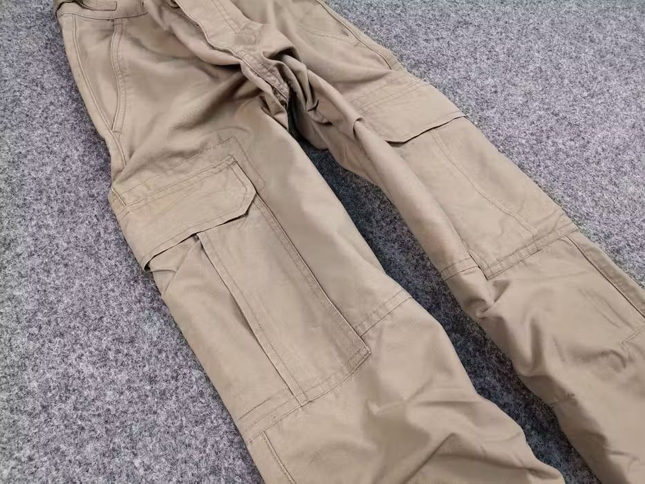 Japanese Brand Vintage 90's Military Ripstop Japan Beige Cargo Pants Size US 32 / EU 48 - 10 Thumbnail