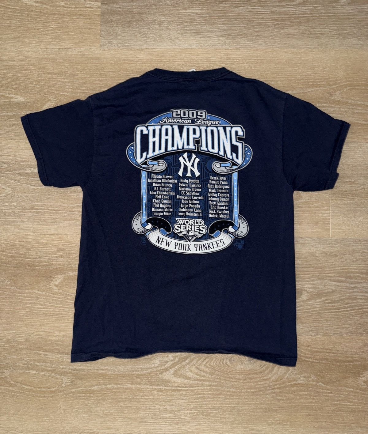 Majestic 2009 New York Yankees World Series Champions T-Shirt Size US M / EU 48-50 / 2 - 2 Thumbnail