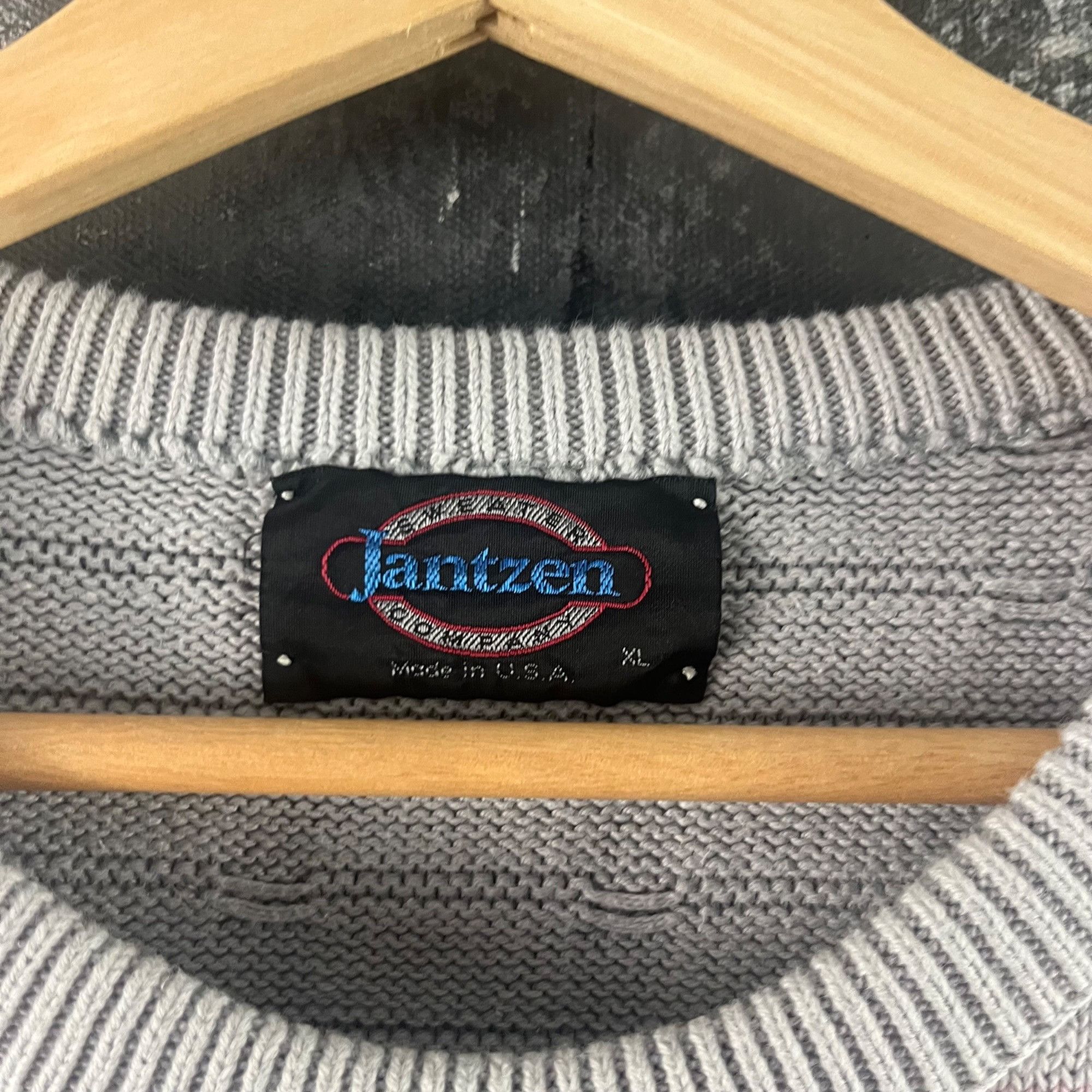 Jantzen × Vintage Vintage 90’s Jantzen stripe sweater Size US L / EU 52-54 / 3 - 3 Thumbnail
