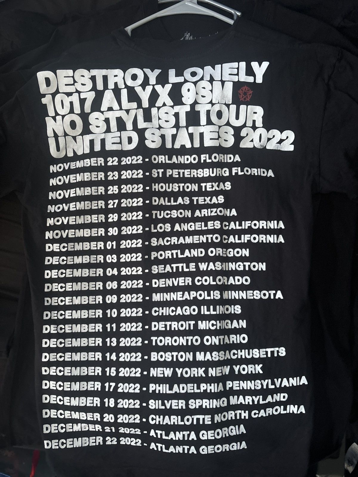 1017 ALYX 9SM × Destroy Lonely Destroy Lonely No Stylist ALYX Tour merch Size US M / EU 48-50 / 2 - 2 Thumbnail