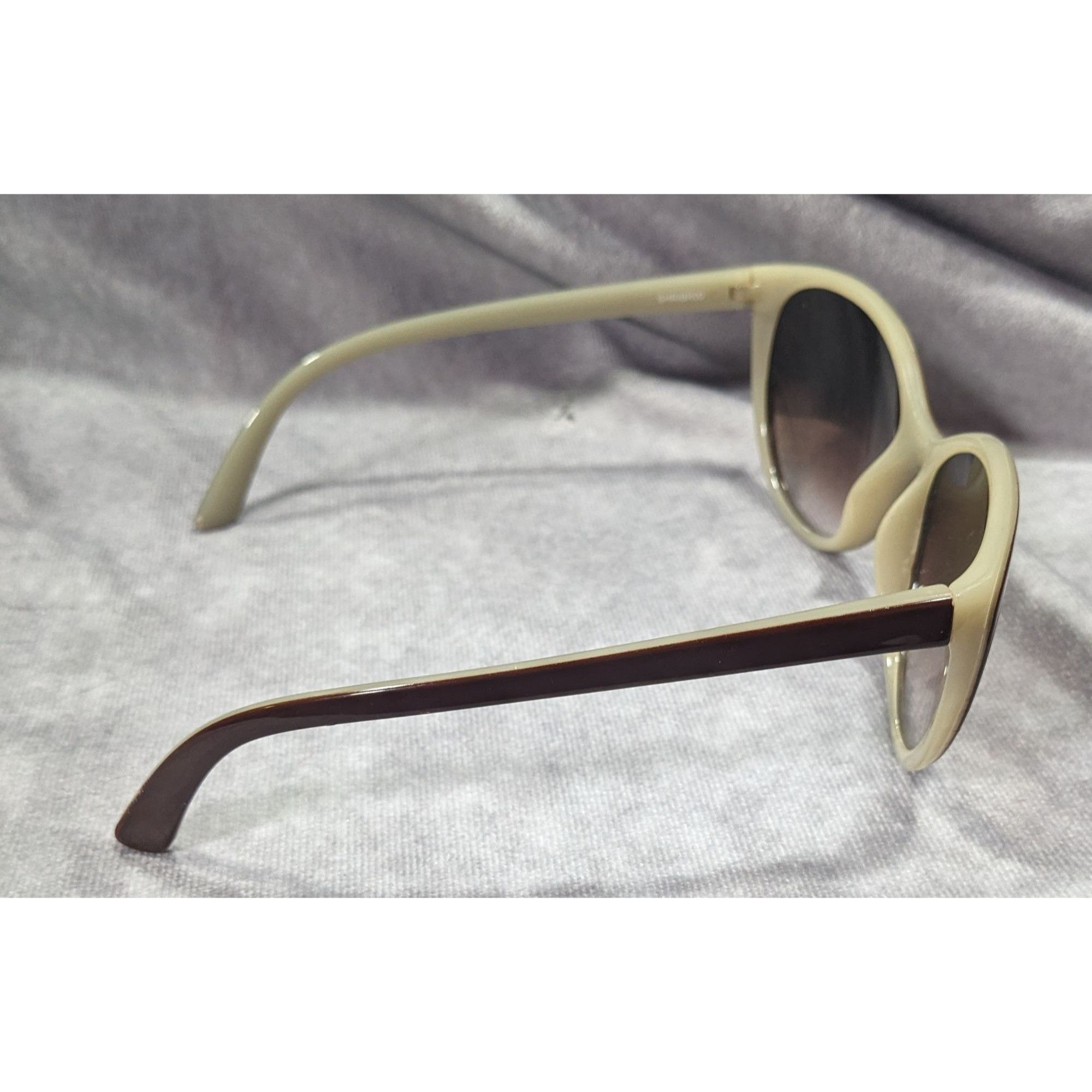 Other Dana Buchman Retro Cateye Brown And Beige Sunglasses Size ONE SIZE - 2 Thumbnail