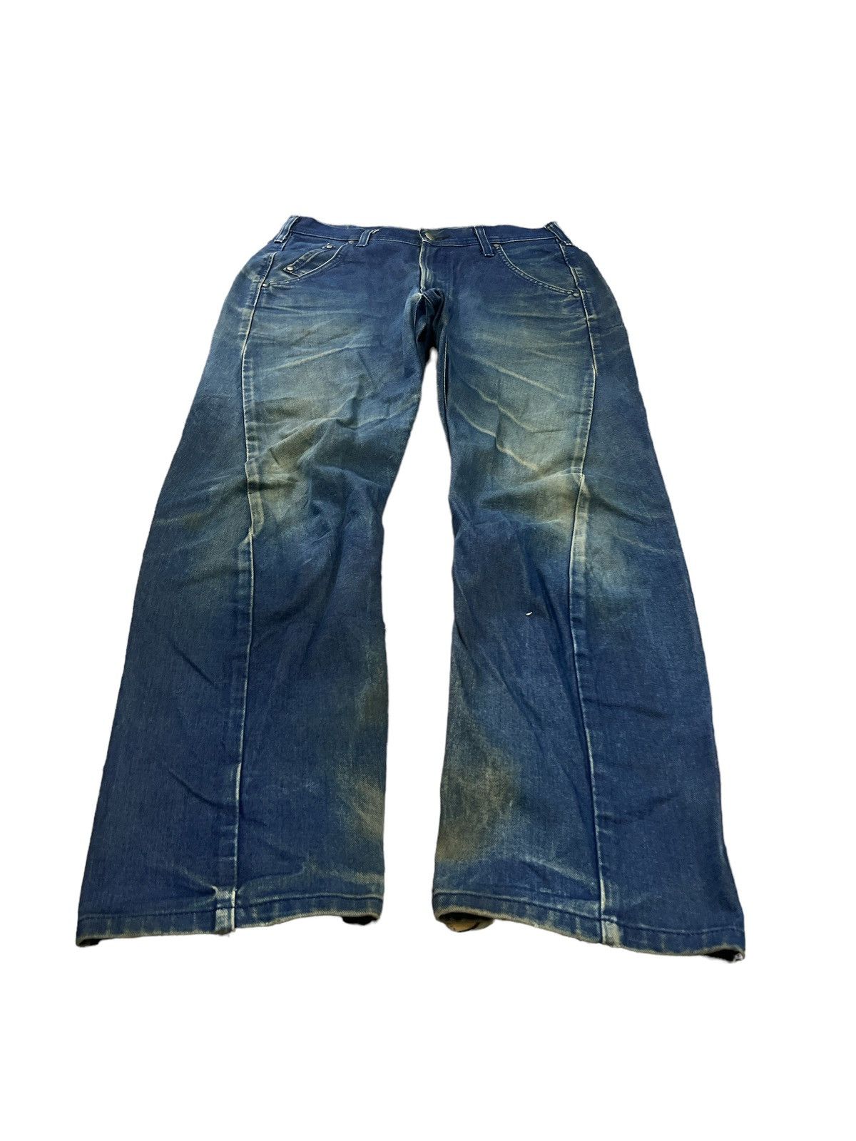 Hysteric Glamour HOT🔥EDWIN E FUNCTION BLUE DISTRESSED DENIM PANT Size US 30 / EU 46 - 5 Thumbnail