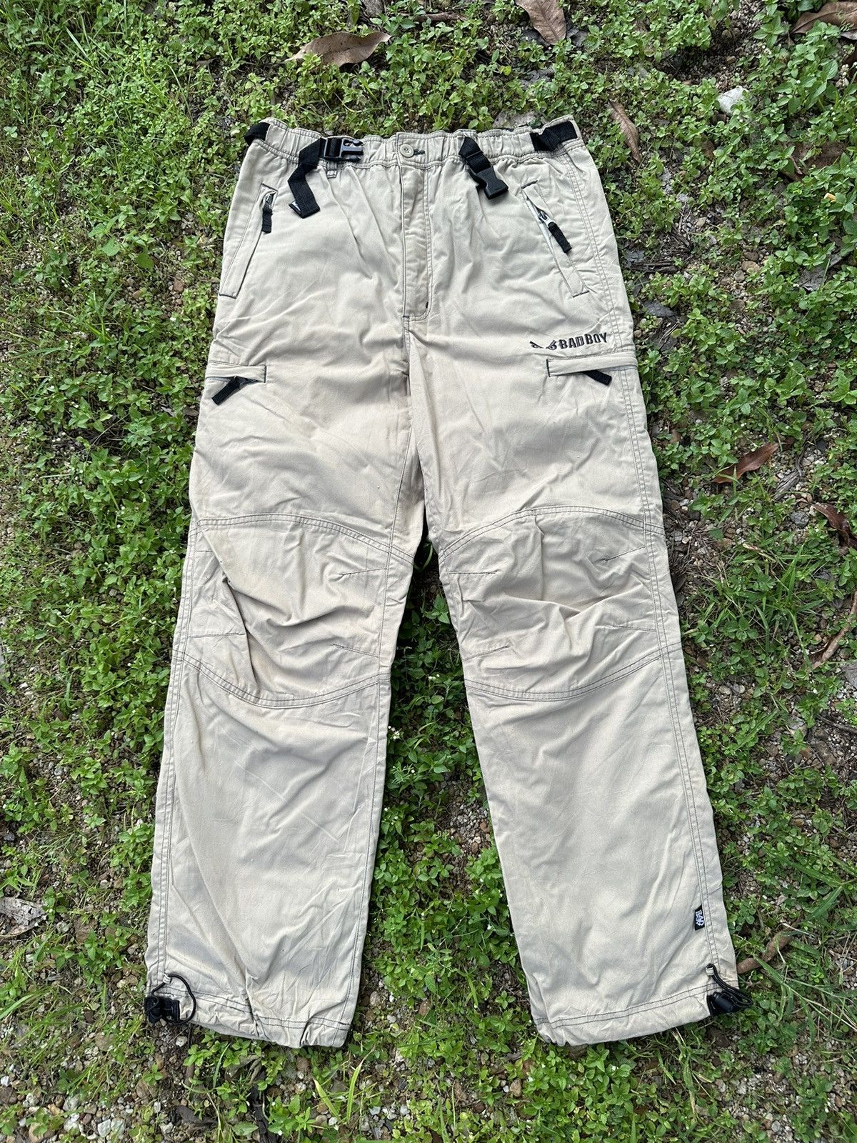 Hysteric Glamour Y2K VINTAGE BADBOY SPRINGWAIST BELT BAGGY PANTS Size US 34 / EU 50 - 1 Thumbnail