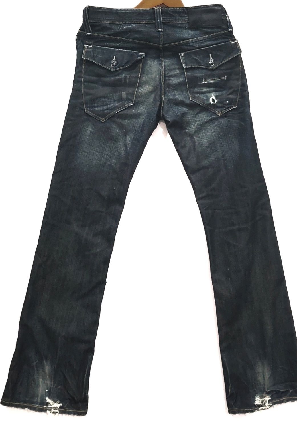 Japanese Brand Vintage Lad x HM fitted waist / bootcut leg Denim Size US 29 - 2 Thumbnail
