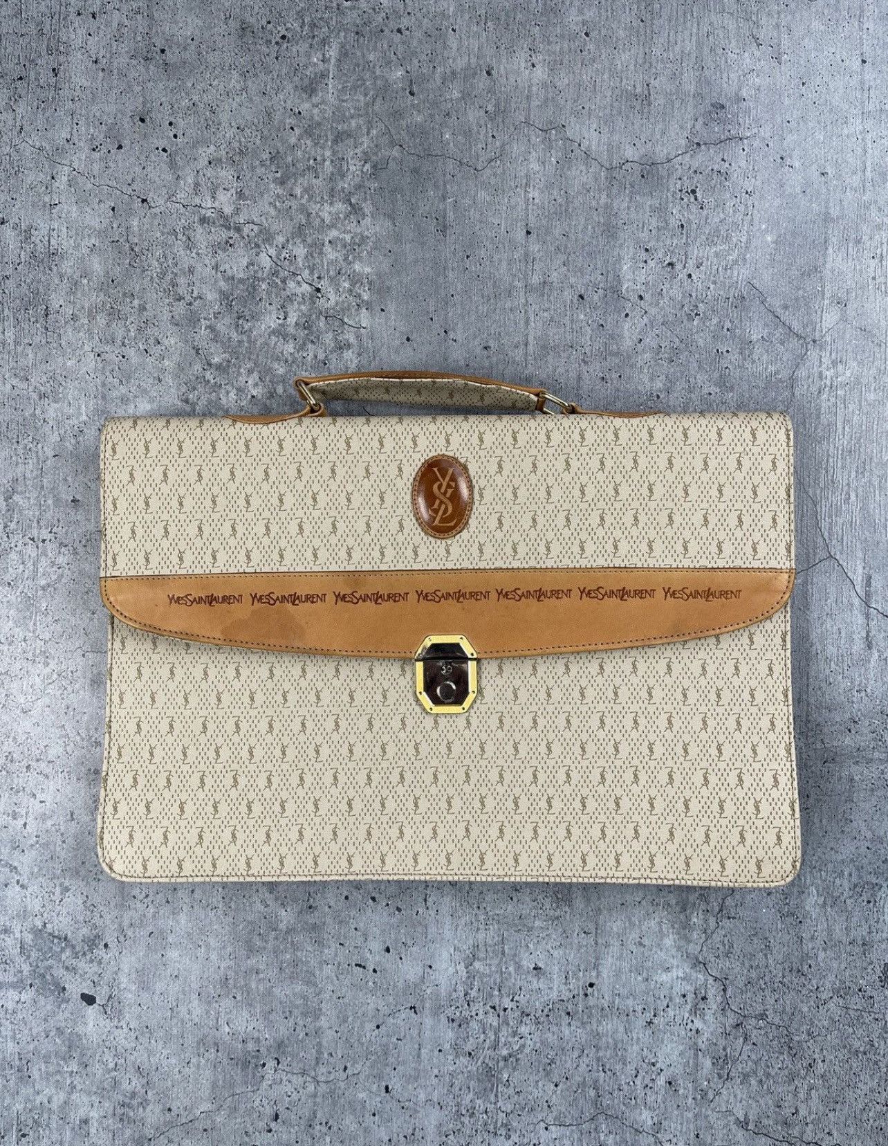 Vintage × Yves Saint Laurent Yves Saint Laurent bag hand/Document holder 80s Size ONE SIZE - 1 Thumbnail