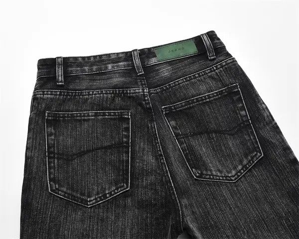 Jean Men's hippie flared distressed washed jeans Size US 32 / EU 48 - 4 Thumbnail
