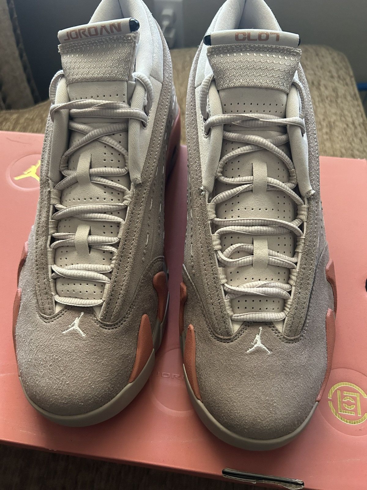 CLOT × Jordan Brand Jordan 14 Retro Low CLOT Size US 12 / EU 45 - 5 Thumbnail