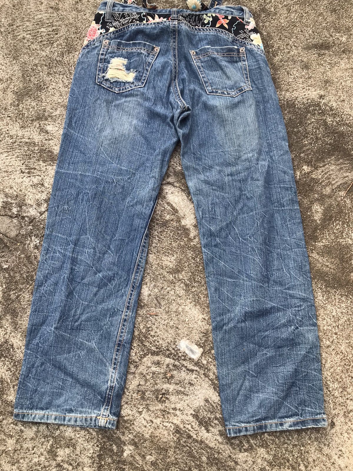 Japanese Brand Japanese Brand Jeans with Suspender Size US 31 - 7 Thumbnail