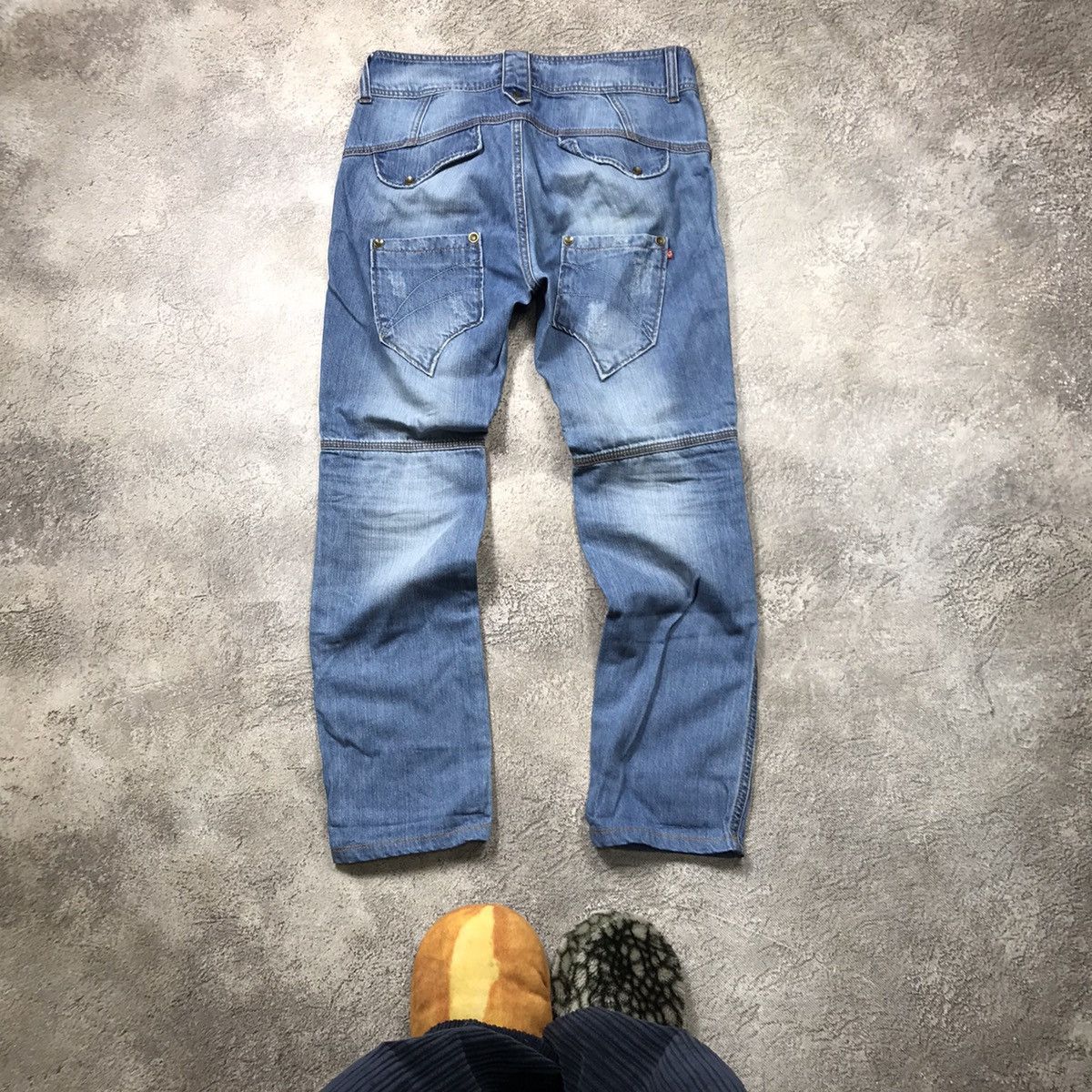 Vintage Vintage Y2K Distressed Baggy Jeans Grunge Skate Thrashed 30 Size 30" / US 8 / IT 44 - 3 Thumbnail